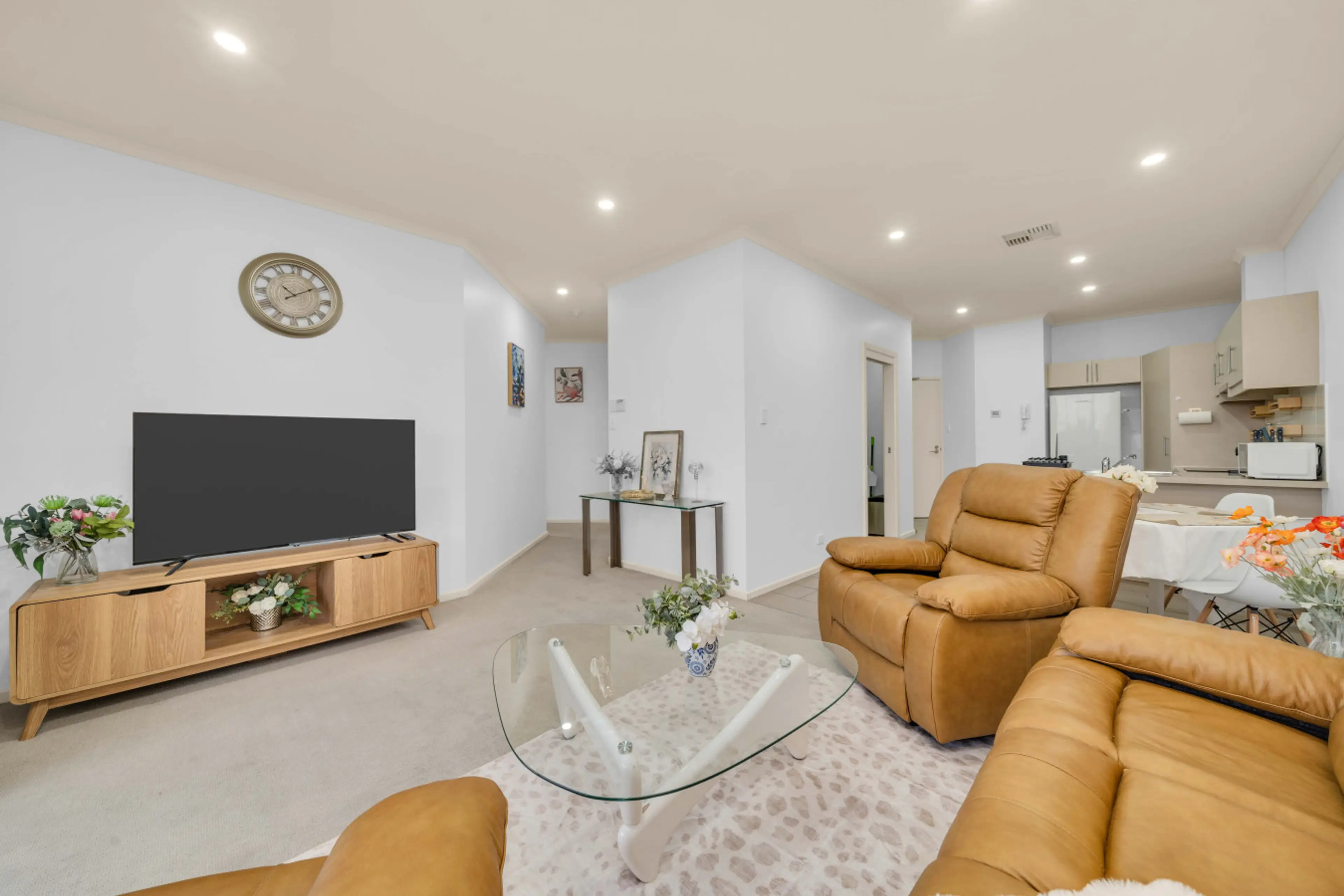 Living Area with Smart TV