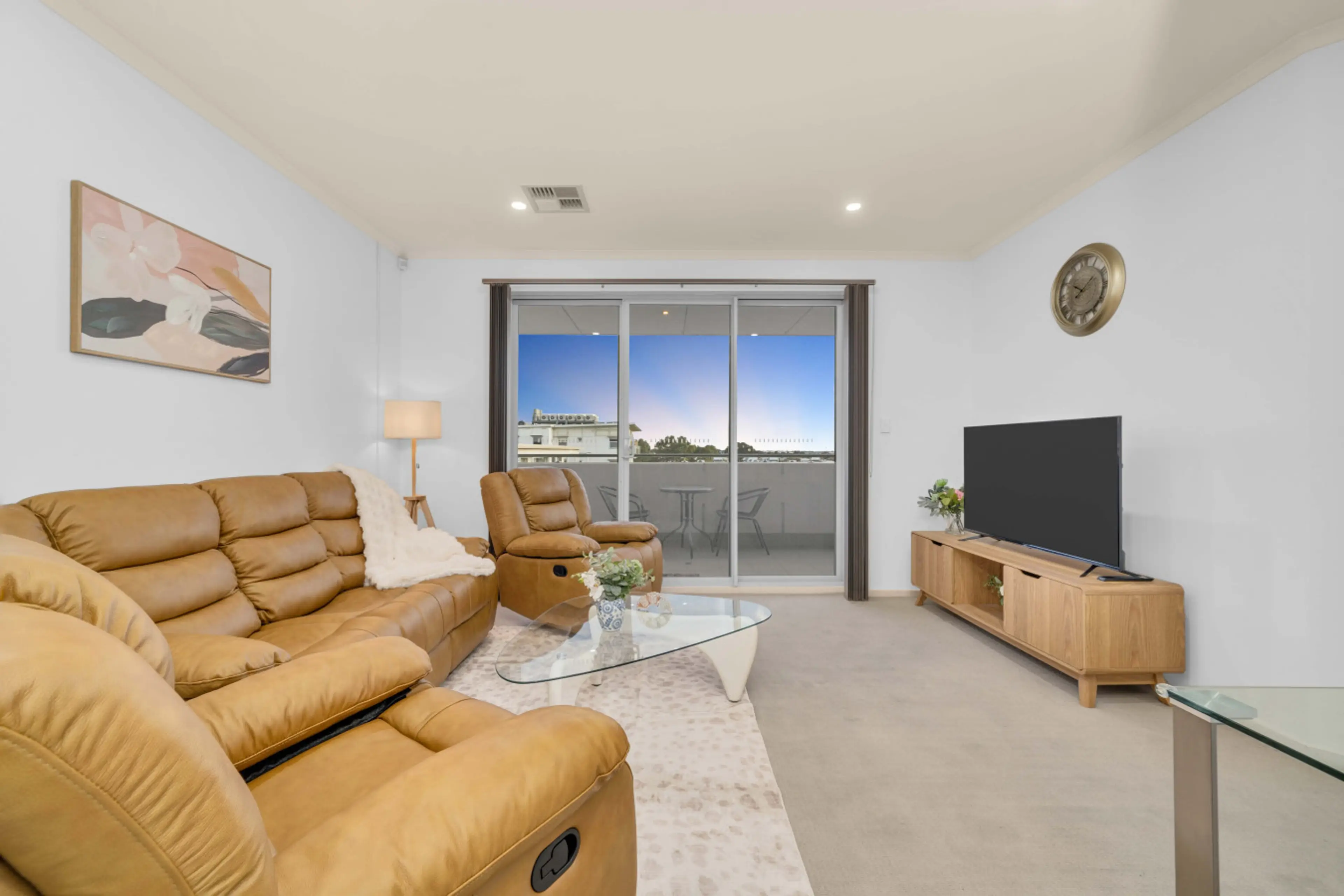 Living Area with Access to Balcony