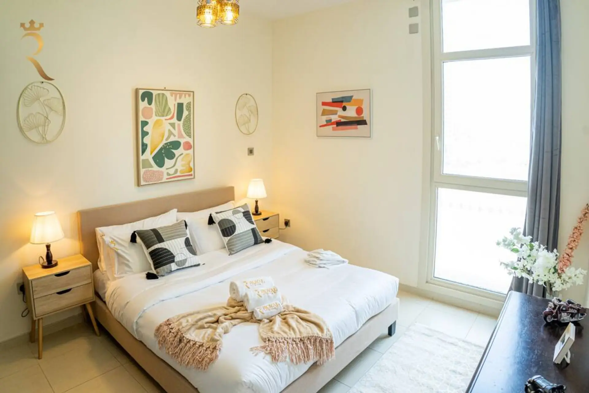 Rest and recharge in a serene bedroom designed for comfort and relaxation.