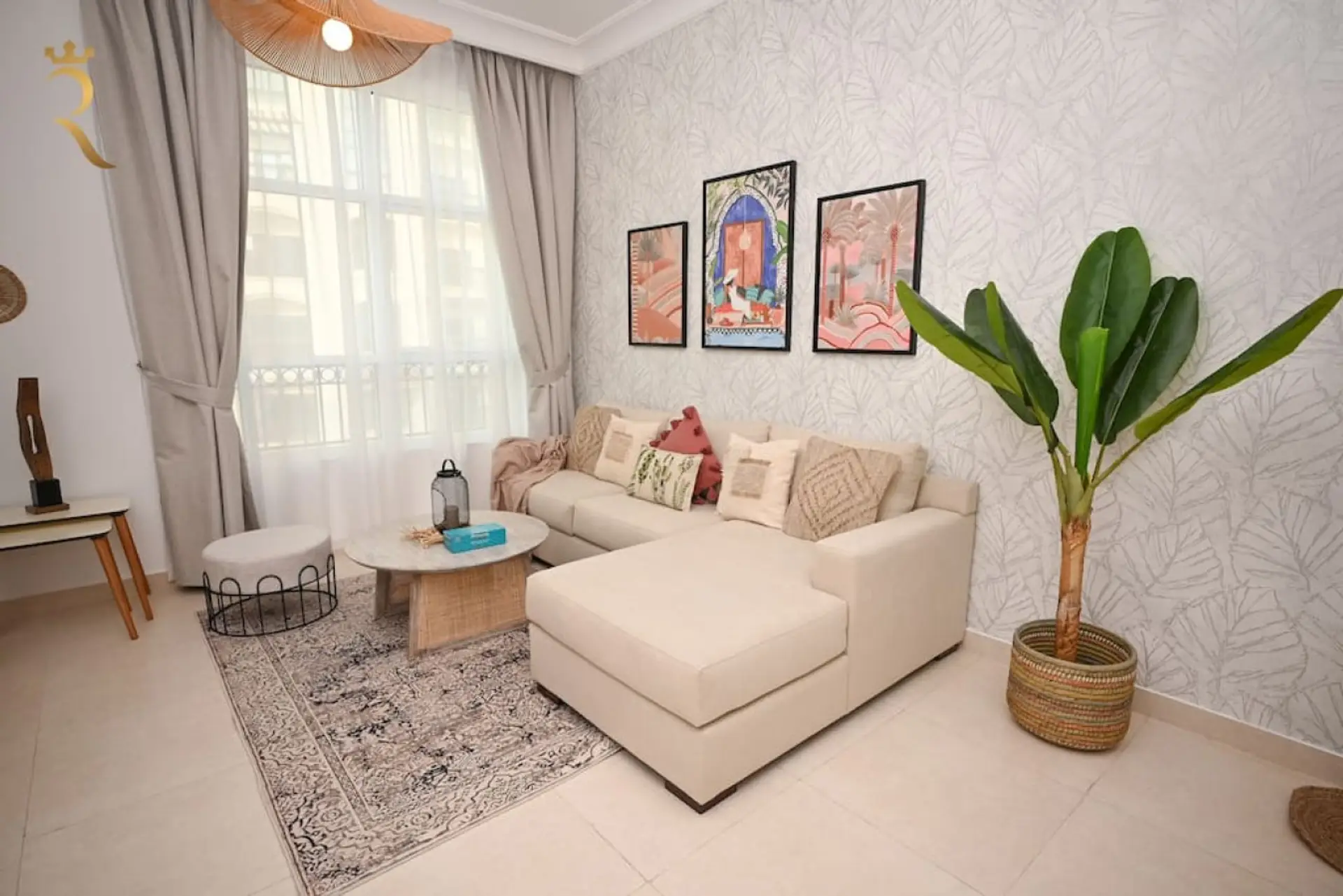 Step into a world of lavish comfort in our opulent living room.