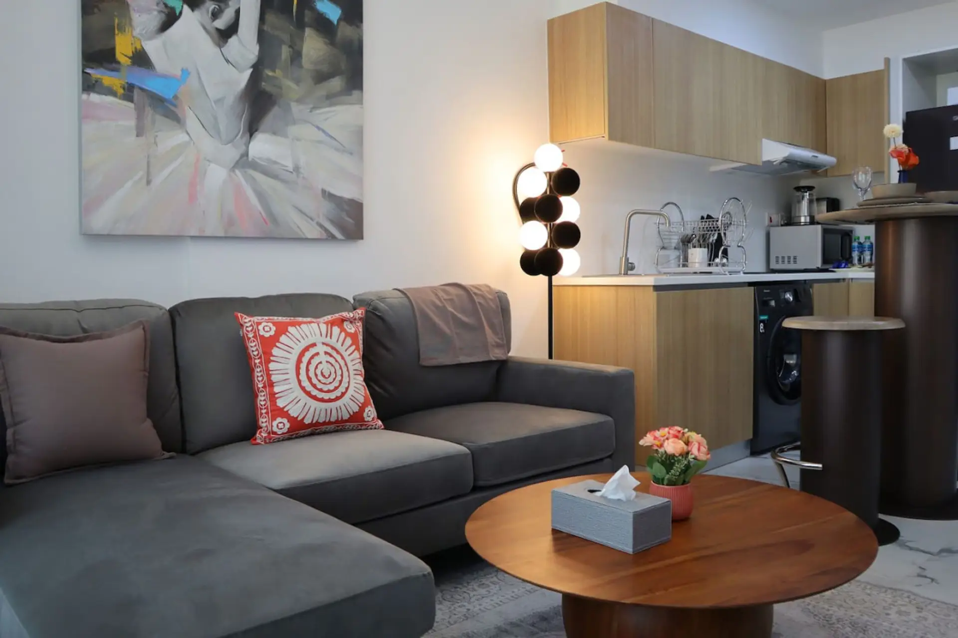 Experience the ultimate in comfort and sophistication in this luxurious living room.