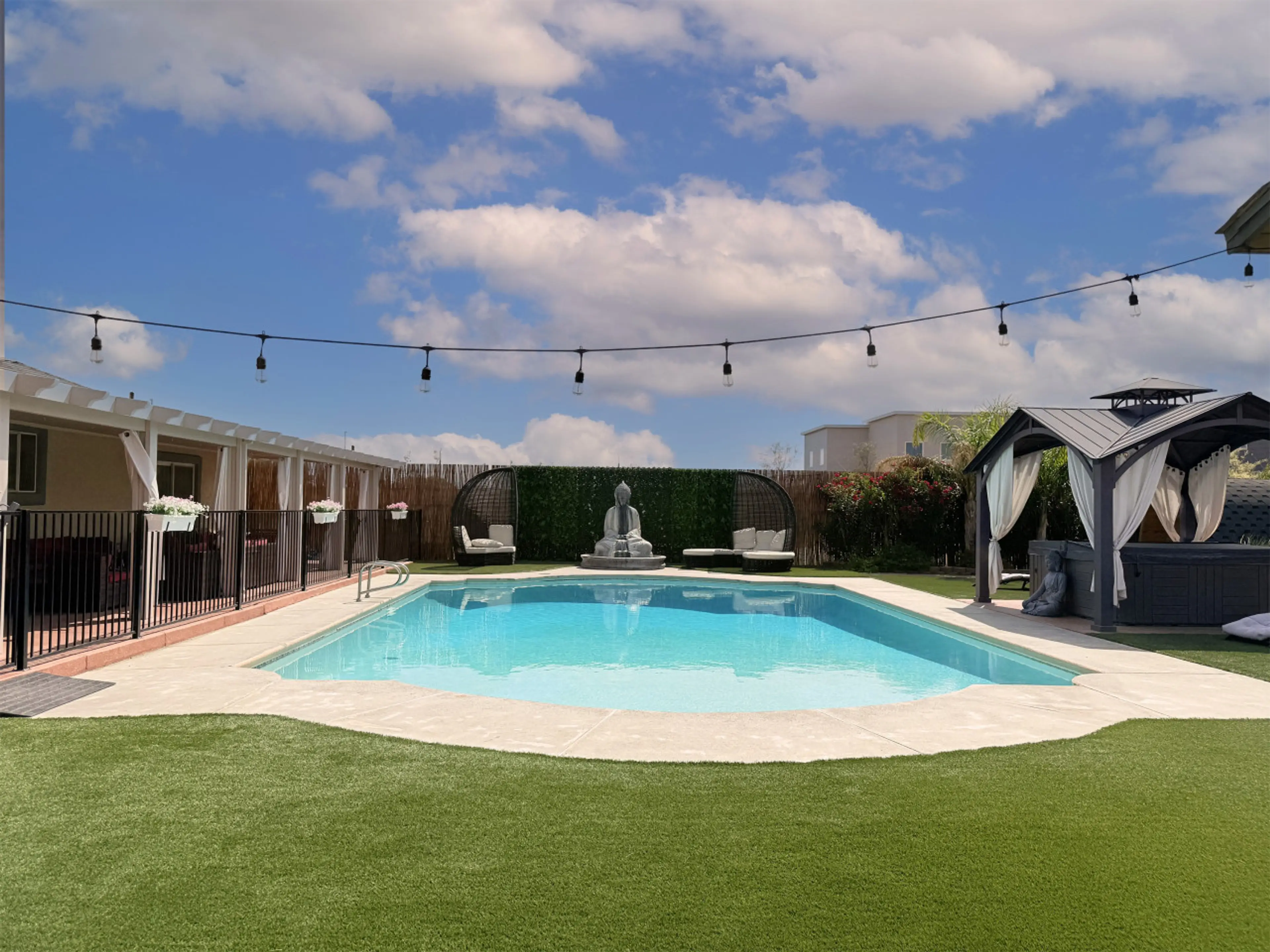 Giant Pool in the back yard