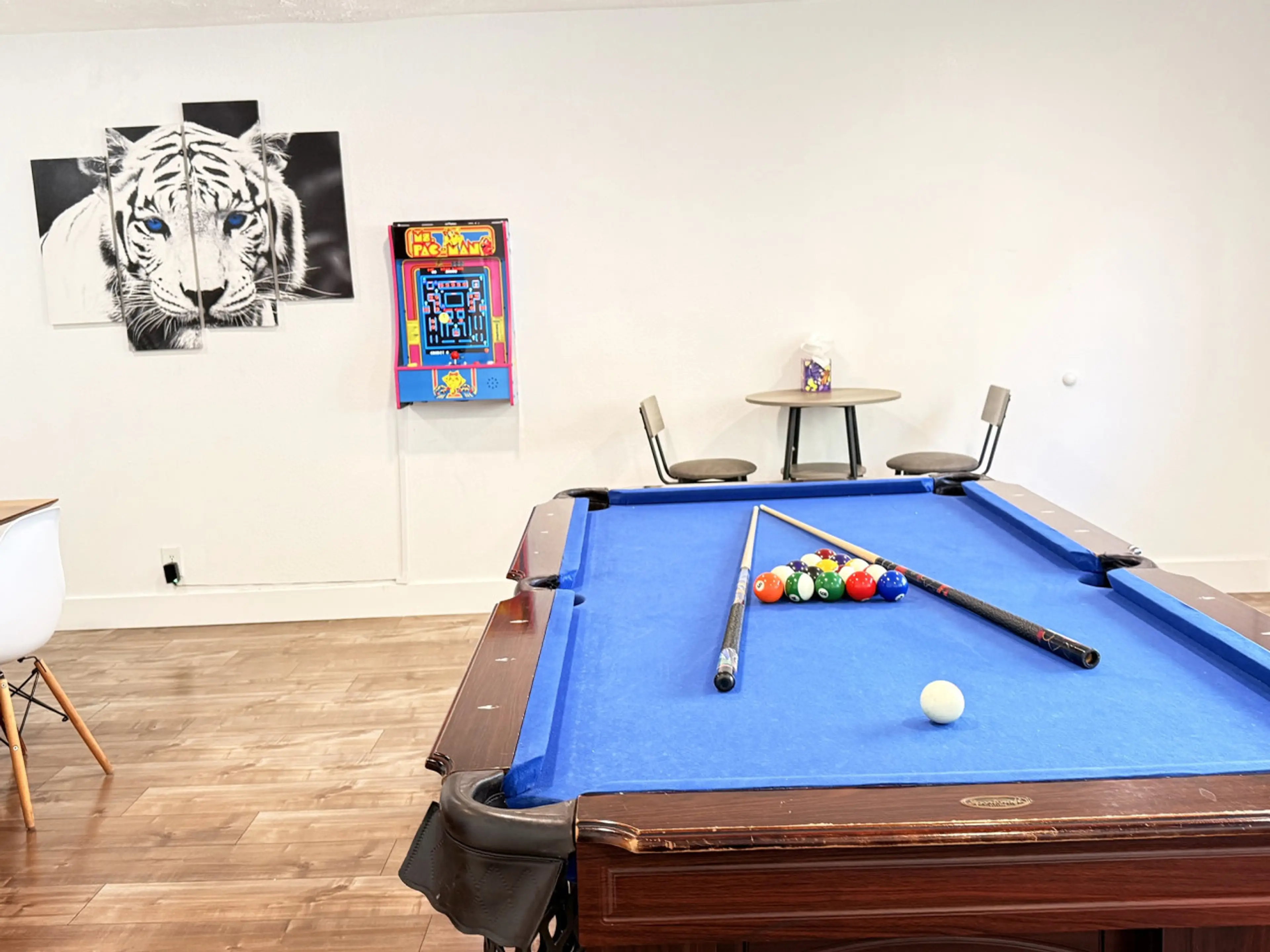 Game Room, Arcade, Pool Table board games and more