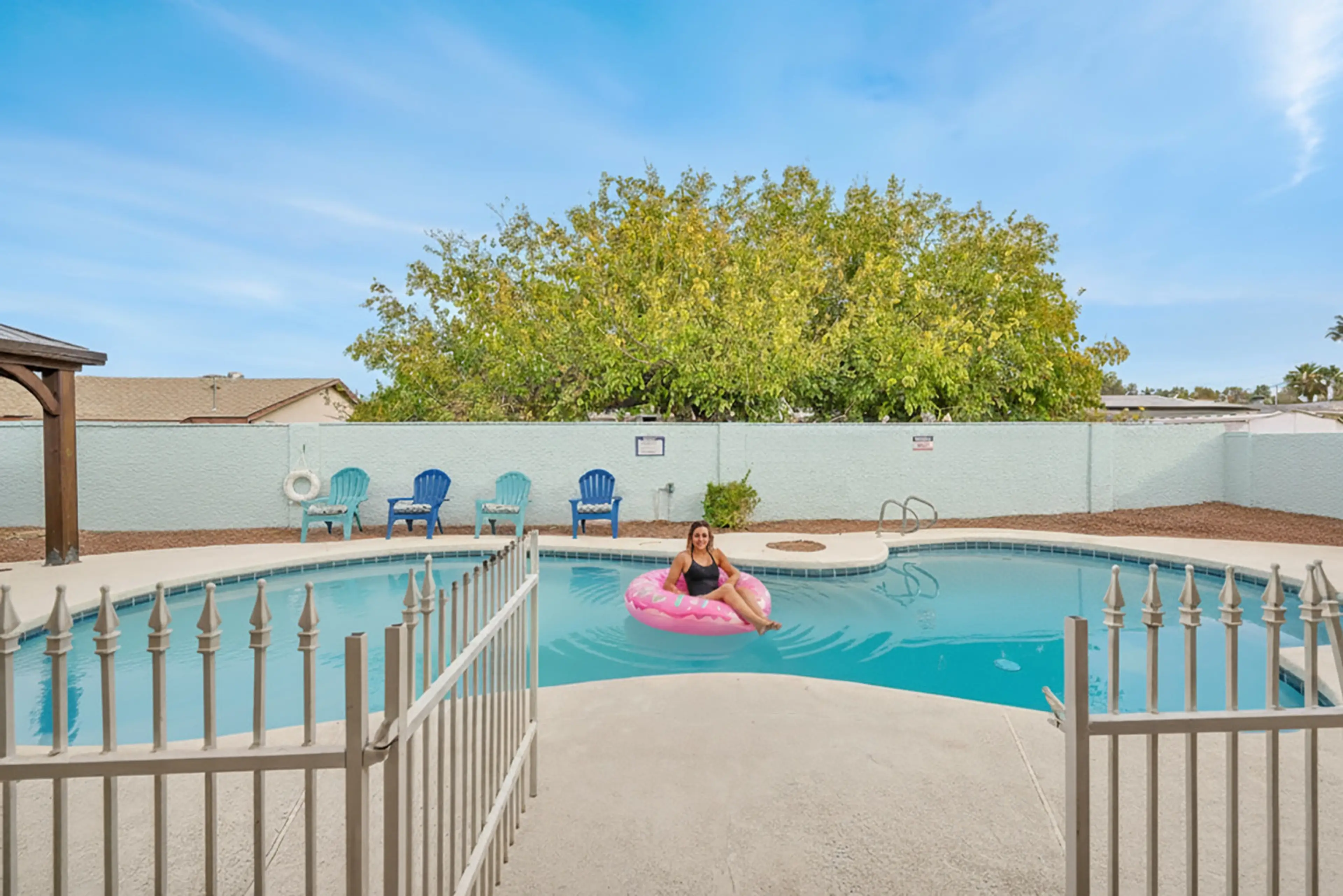 The pool float becomes your personal island of bliss - sun on your face, cold drink within reach, and absolutely nowhere else you need to be right now