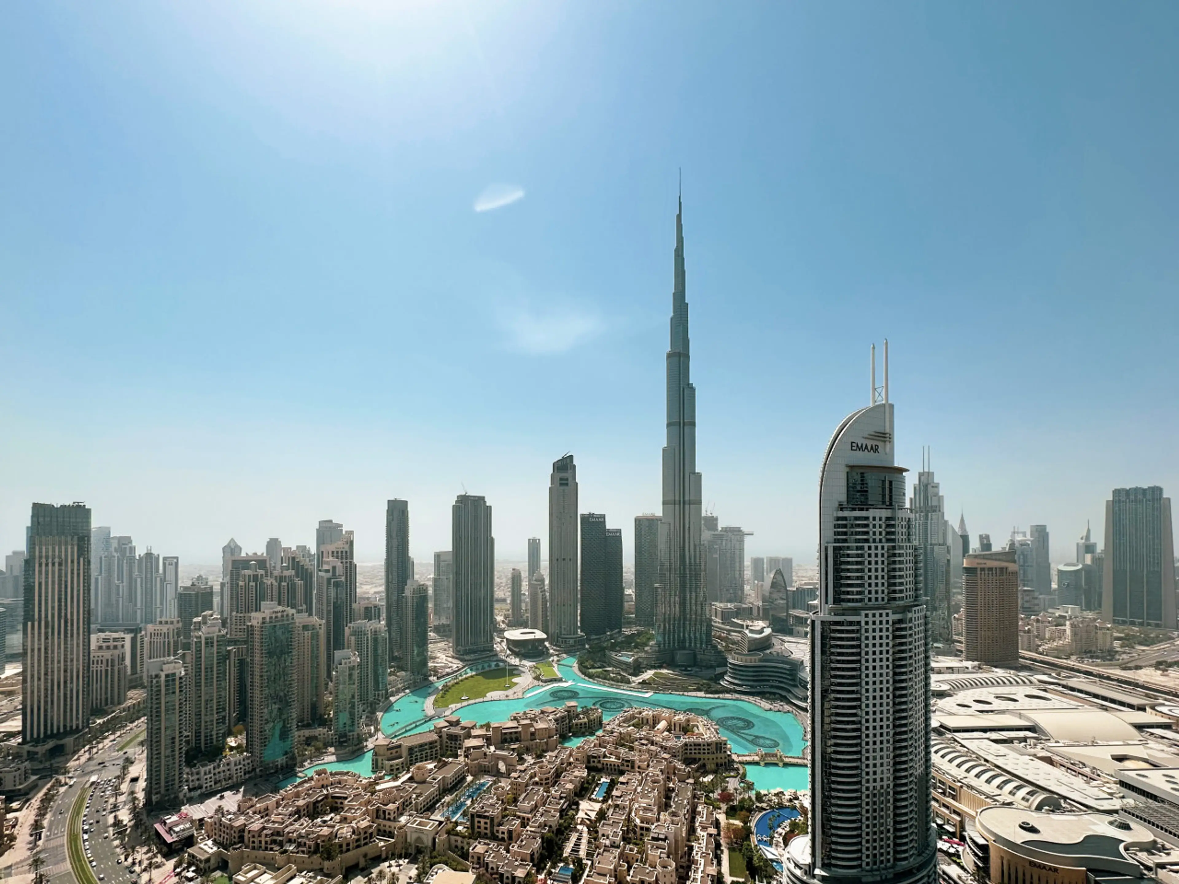 Stunning Burj Khalifa & Fountain view