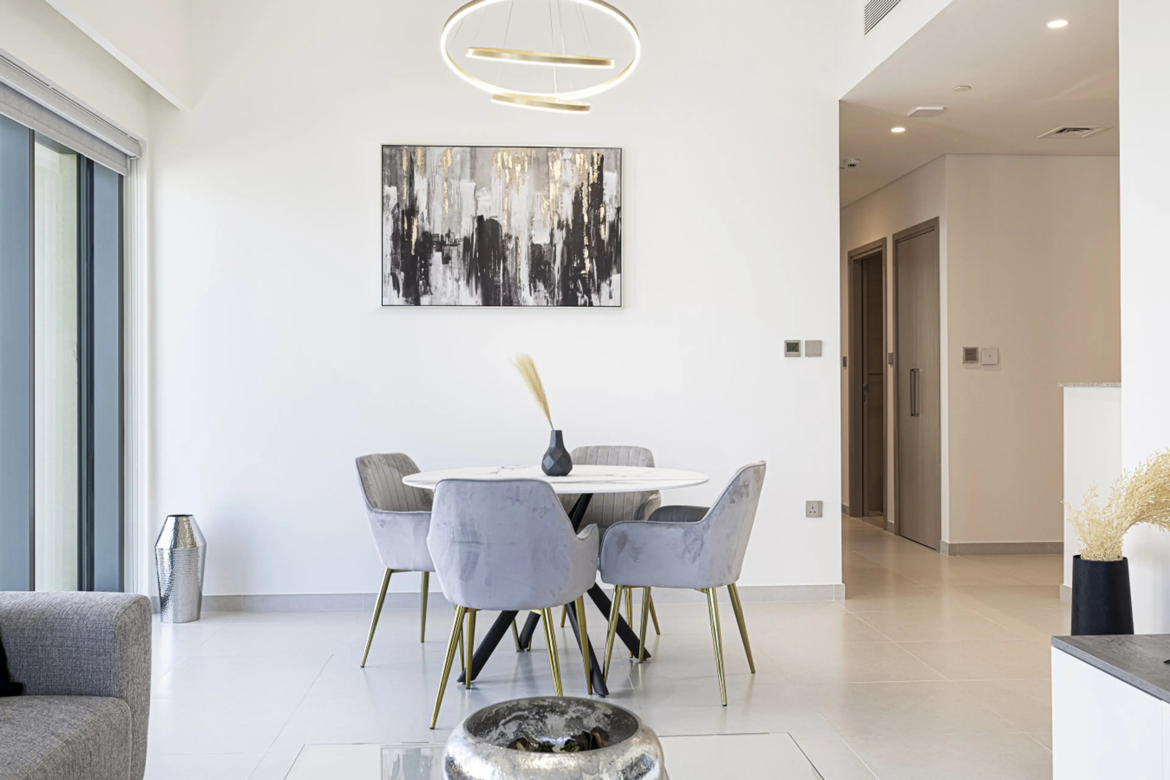 Cozy dining setup for shared meals