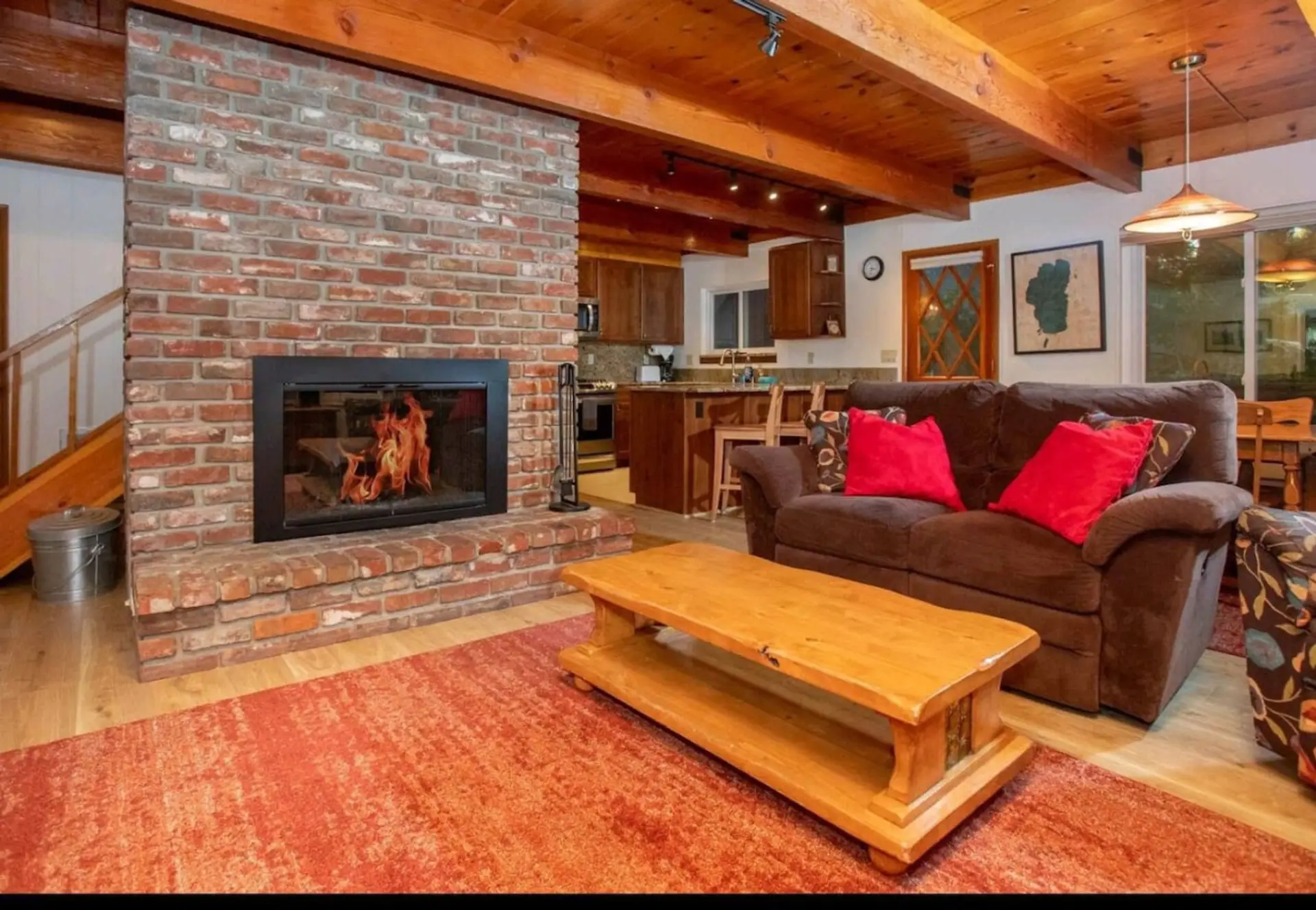 Living Room with large firework
