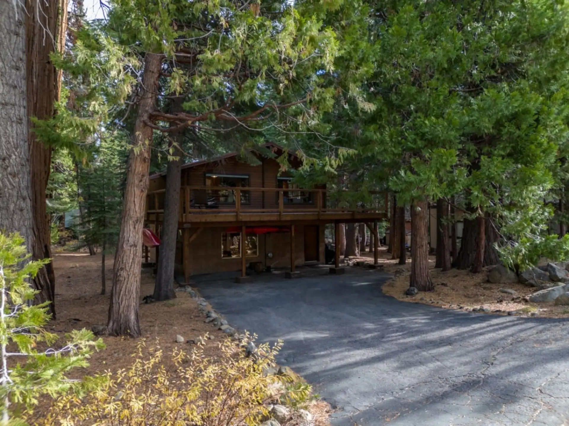 Outside view of property