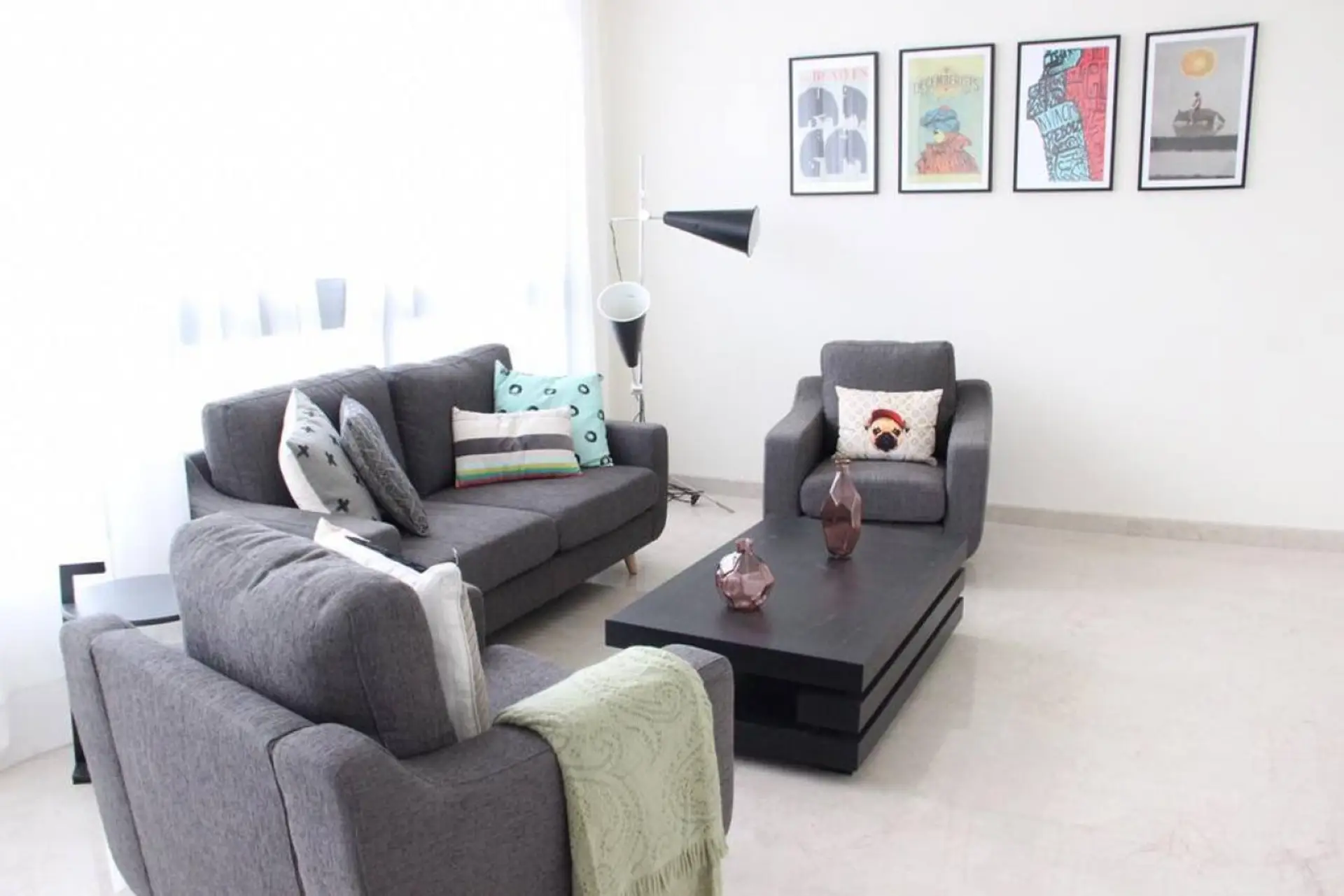 Gather with loved ones in a beautifully decorated living area created for effortless comfort.