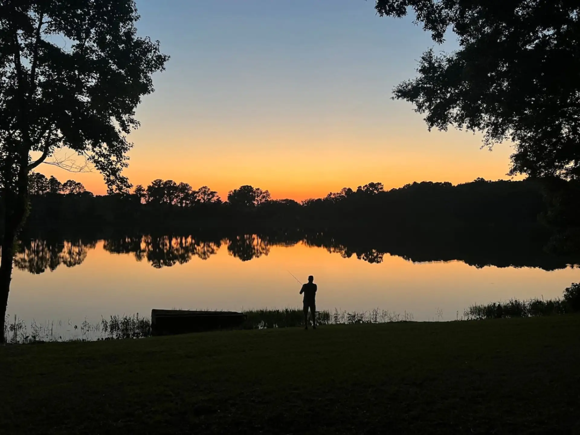 Fishing at Sunset