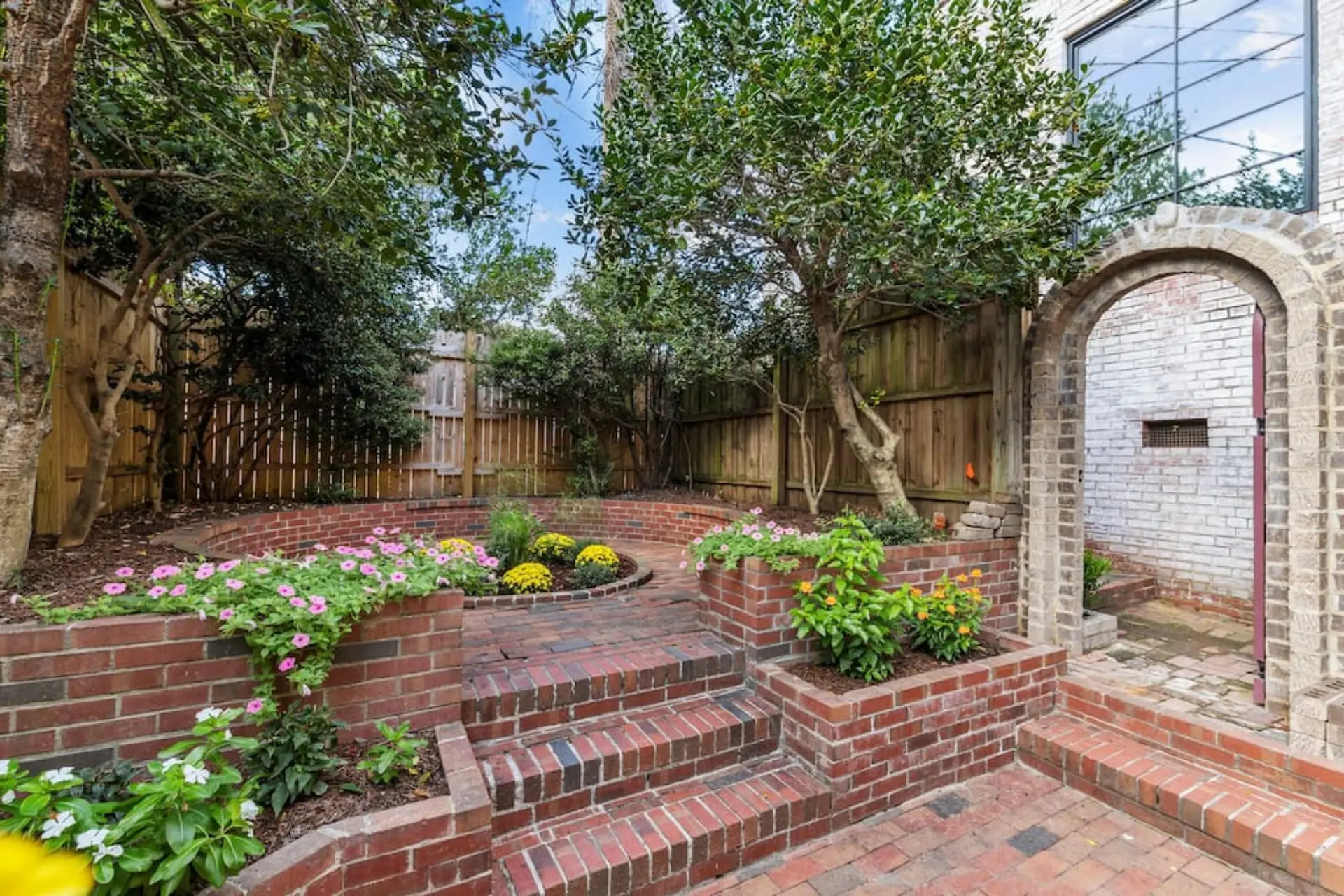 Welcome to your private patio. You will almost forget you're in the heart of downtown