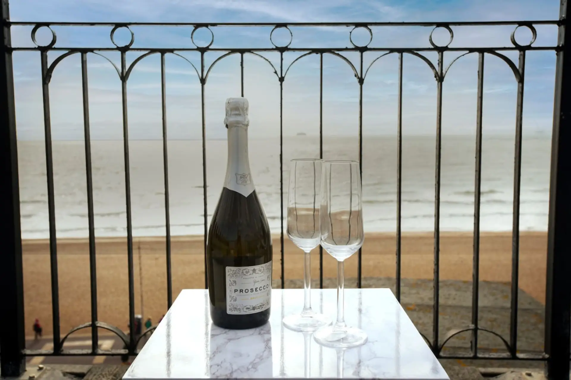 View from private terrace