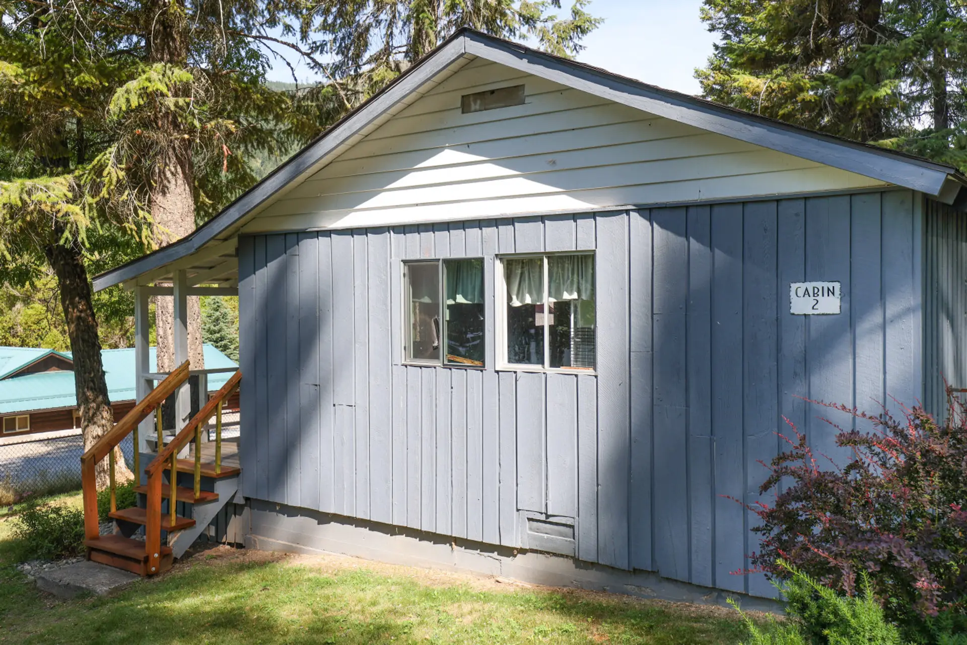 Each cabin offers peace, privacy, and simplicity.