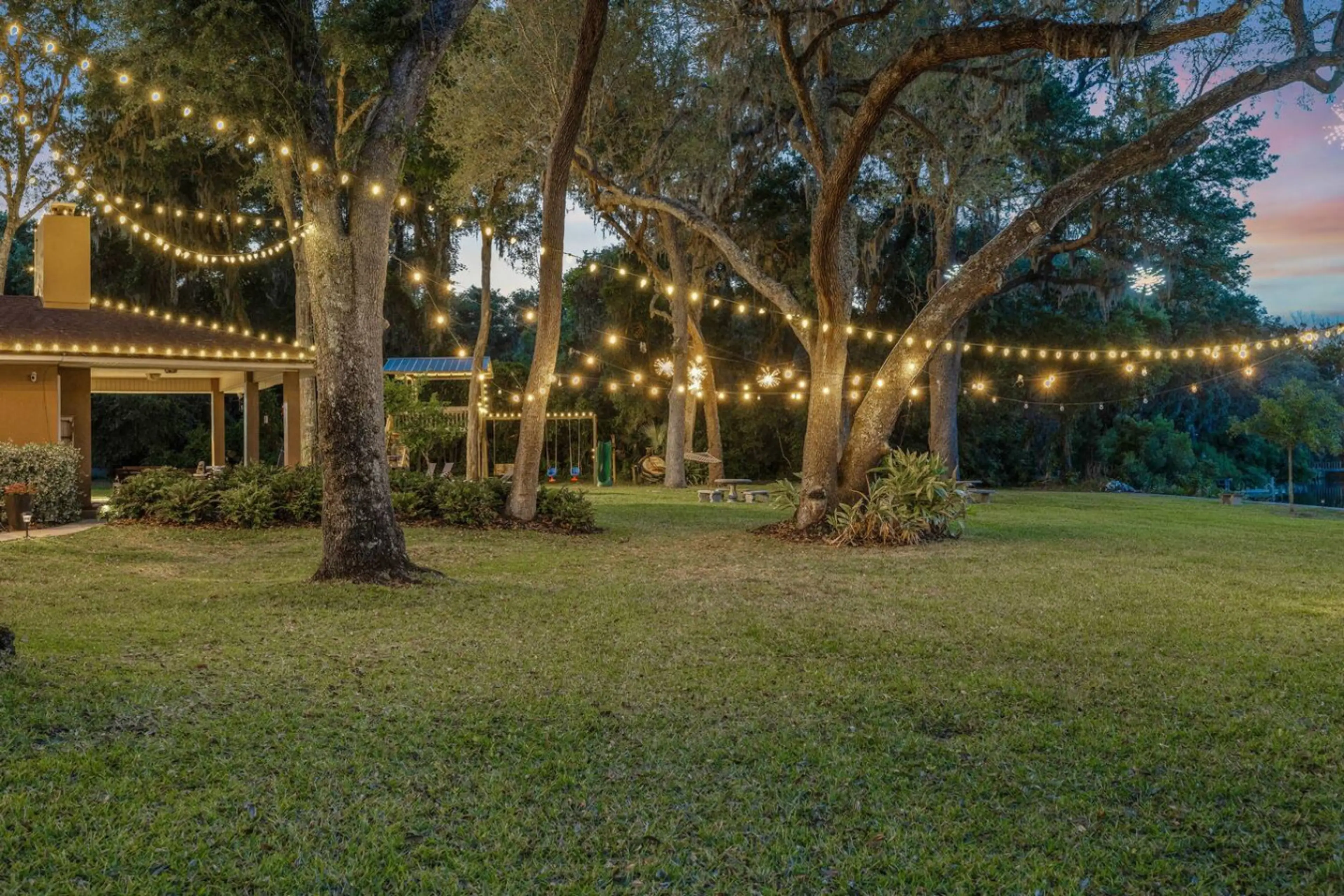 Cozy evenings come to life under the gentle glow of ambient lighting—comfort and charm in every corner.