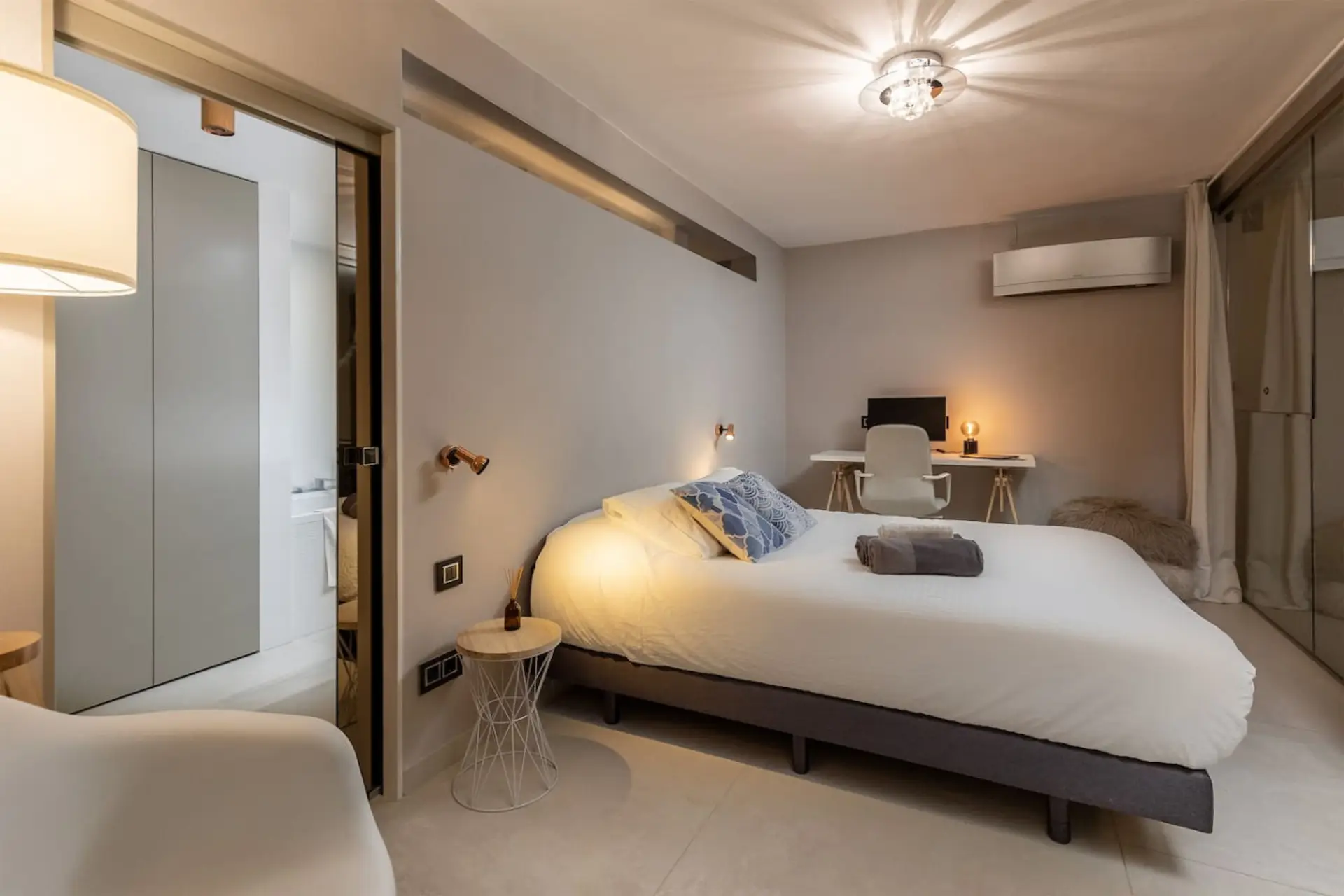 Cozy bedroom with premium linens