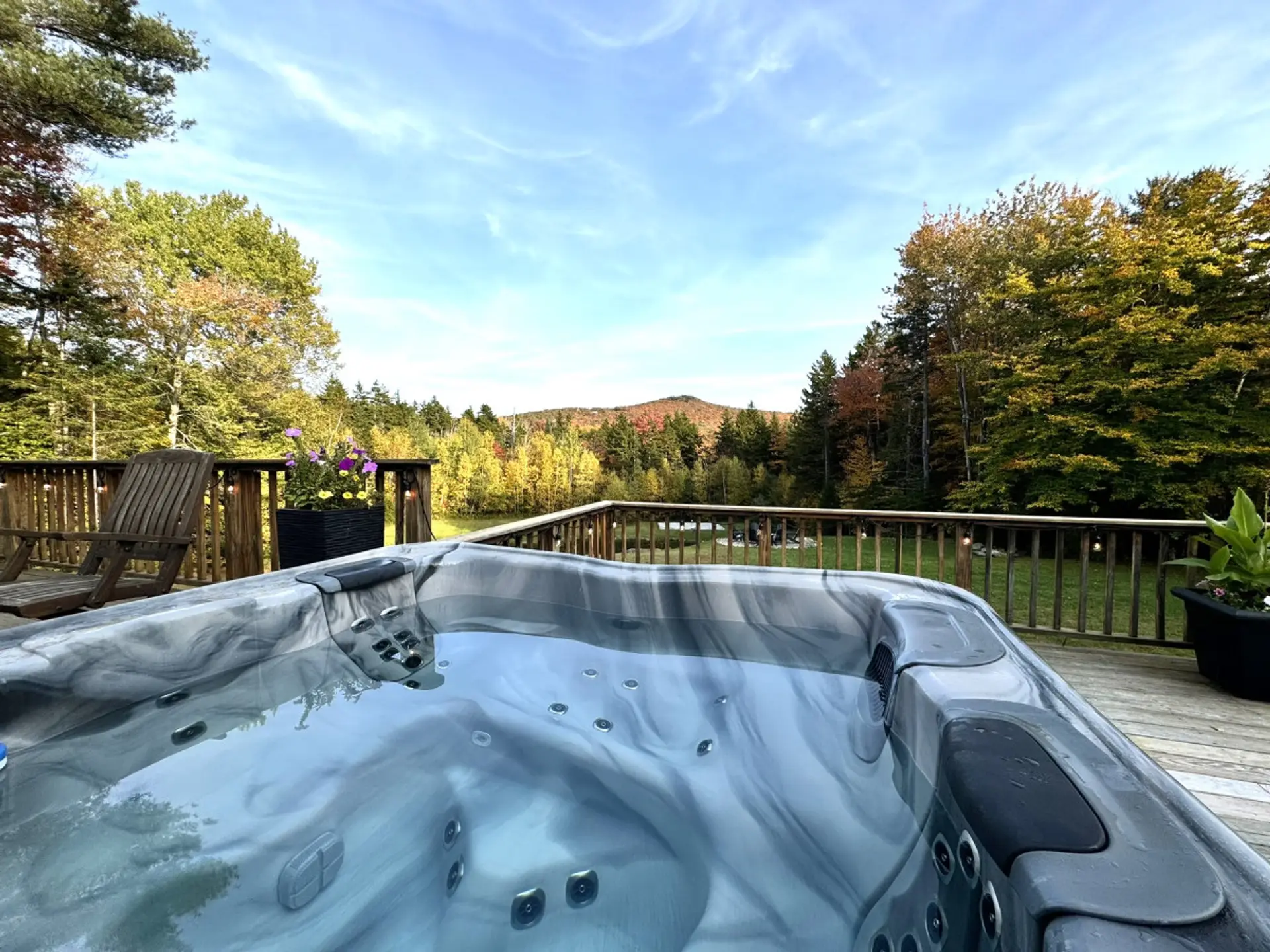 6 person not tub with amazing views