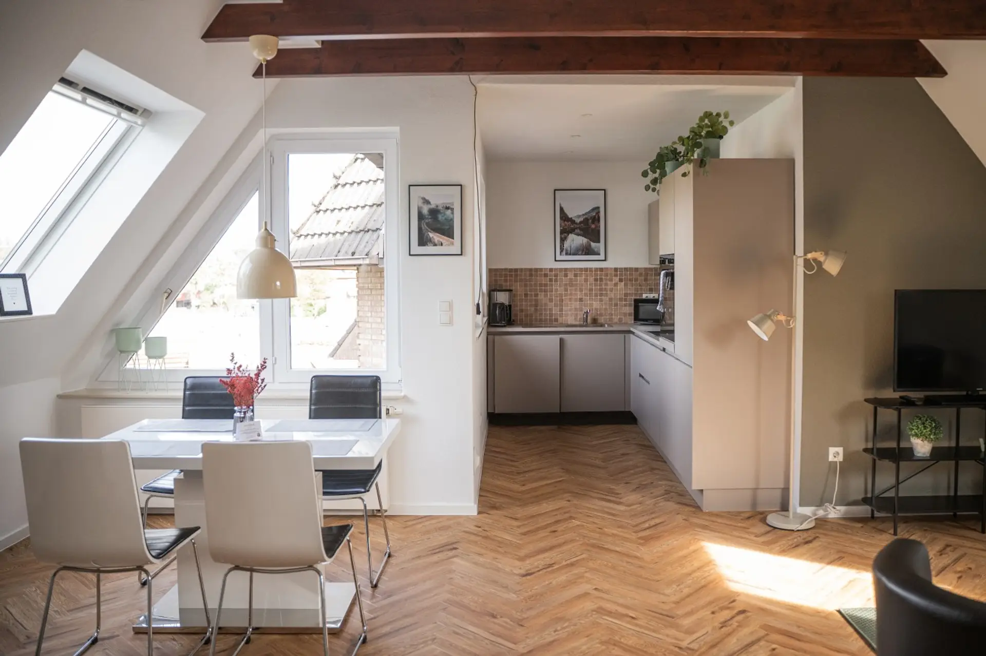 Wohnzimmer mit TV