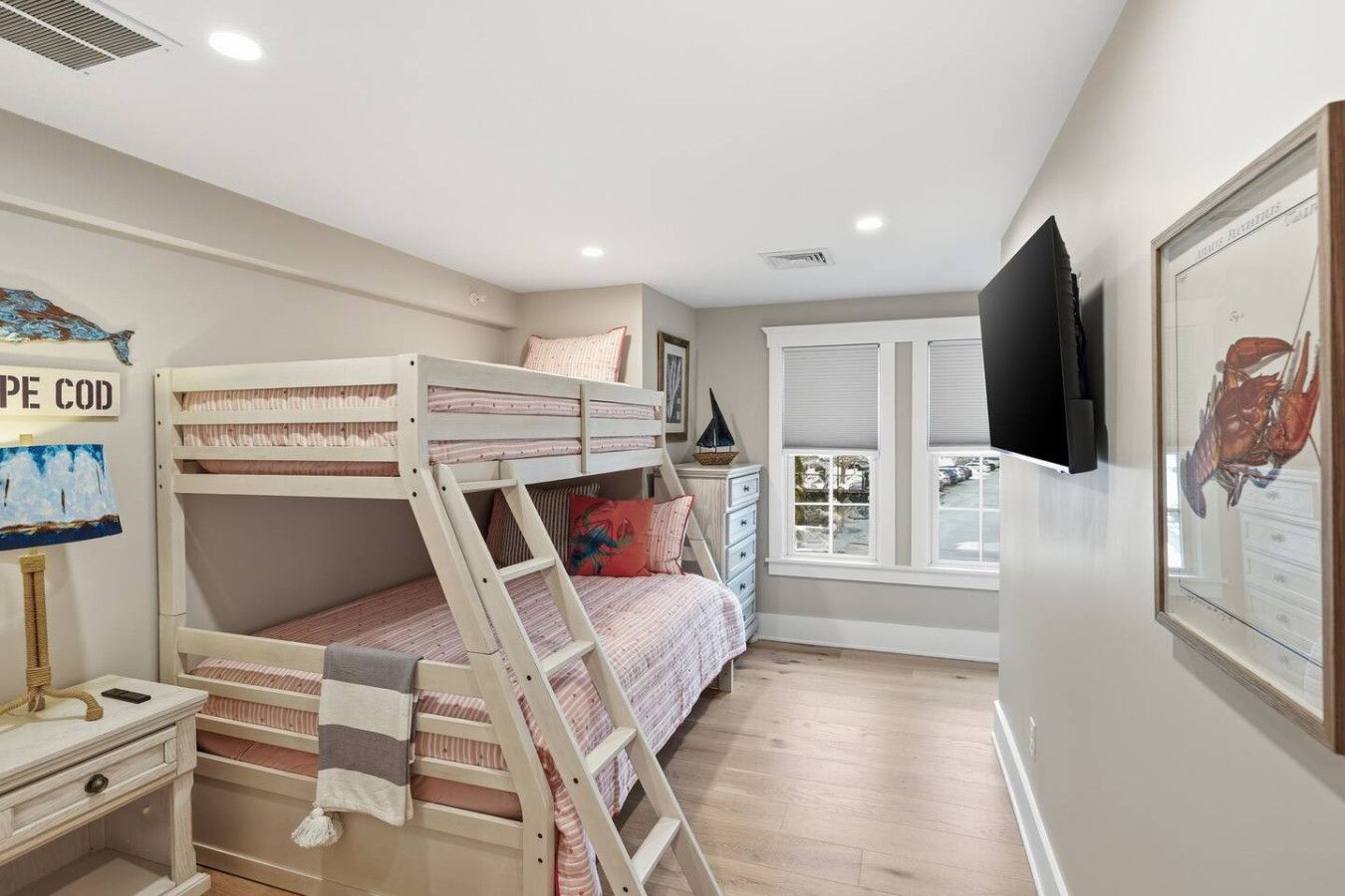 Twin over Queen bunk bed