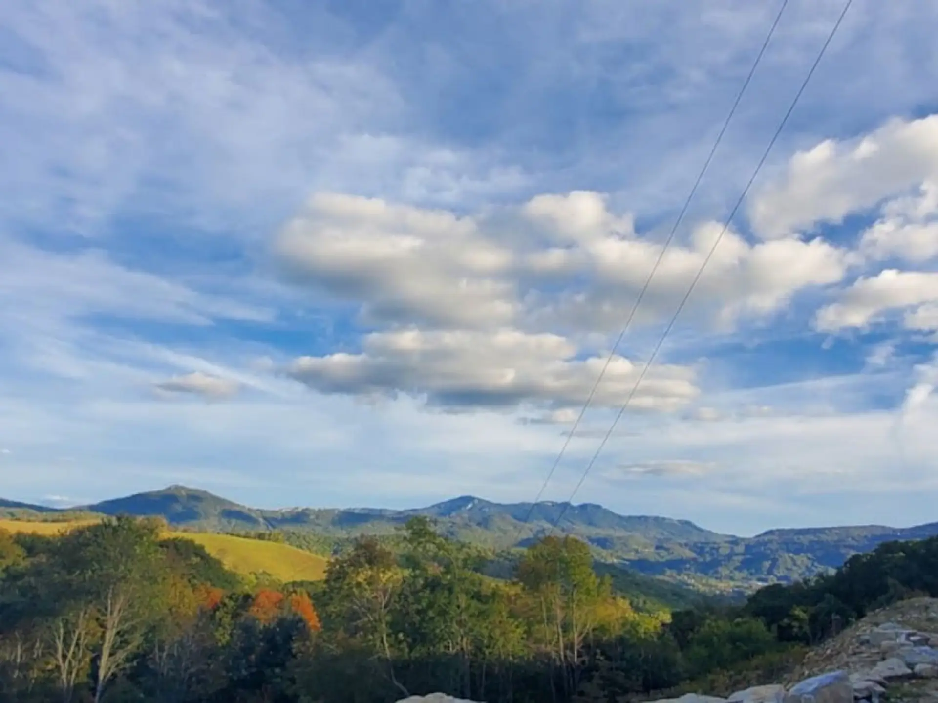view from deck