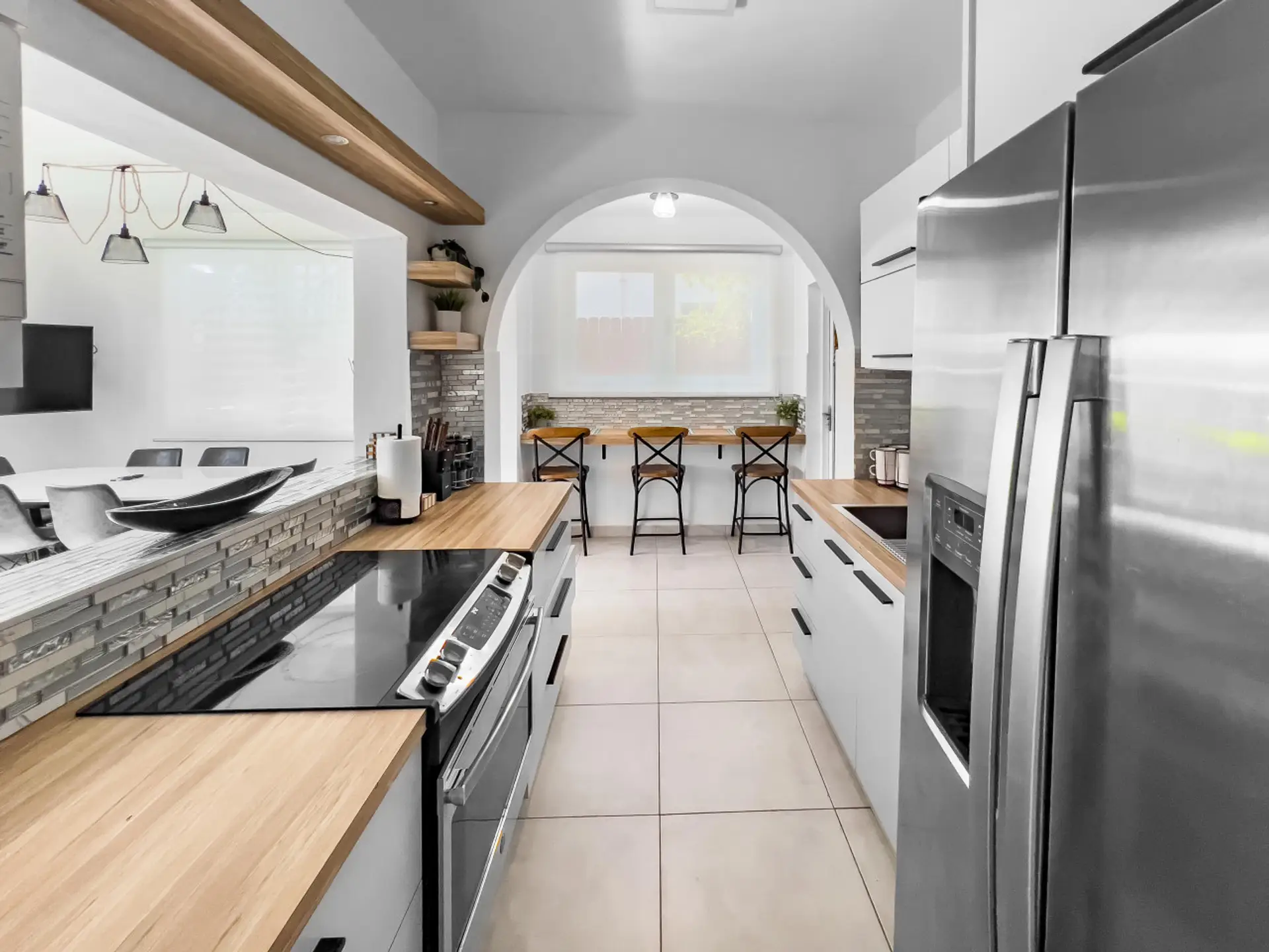 Your home away from home kitchen fully equipped and sparkling clean