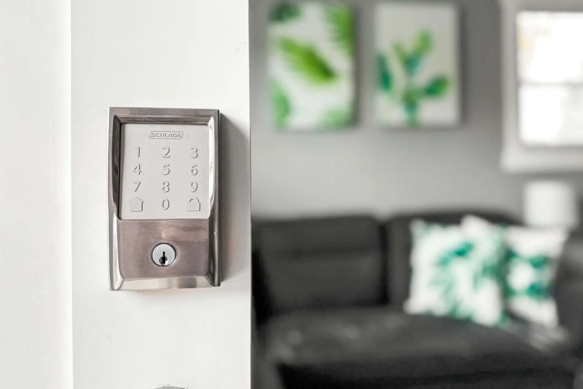 Easy self check in with secure smart lock access for flexible arrivals.