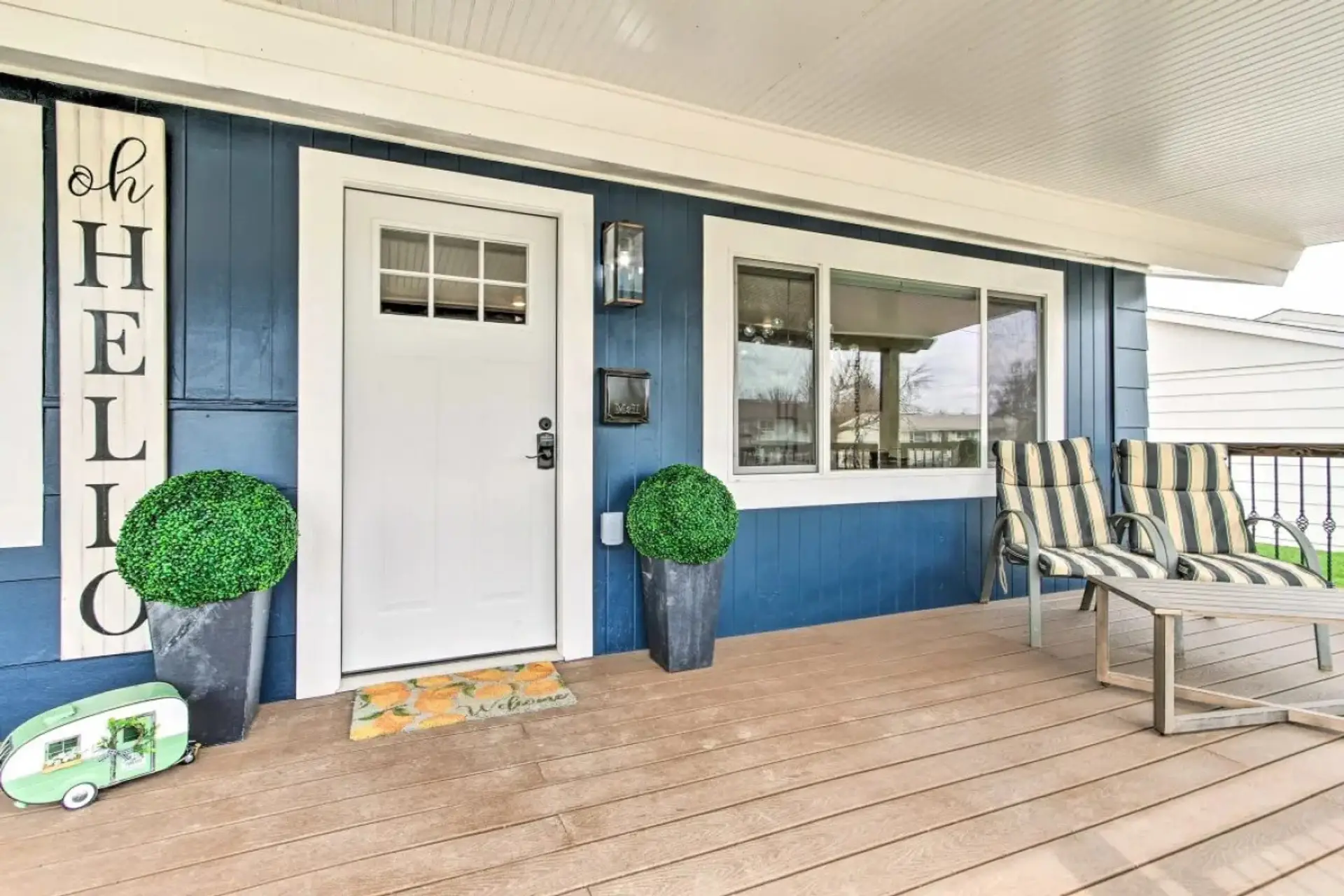 Elegant Front Porch | Experience Designer Living with Wrecked & Refined, Great Falls