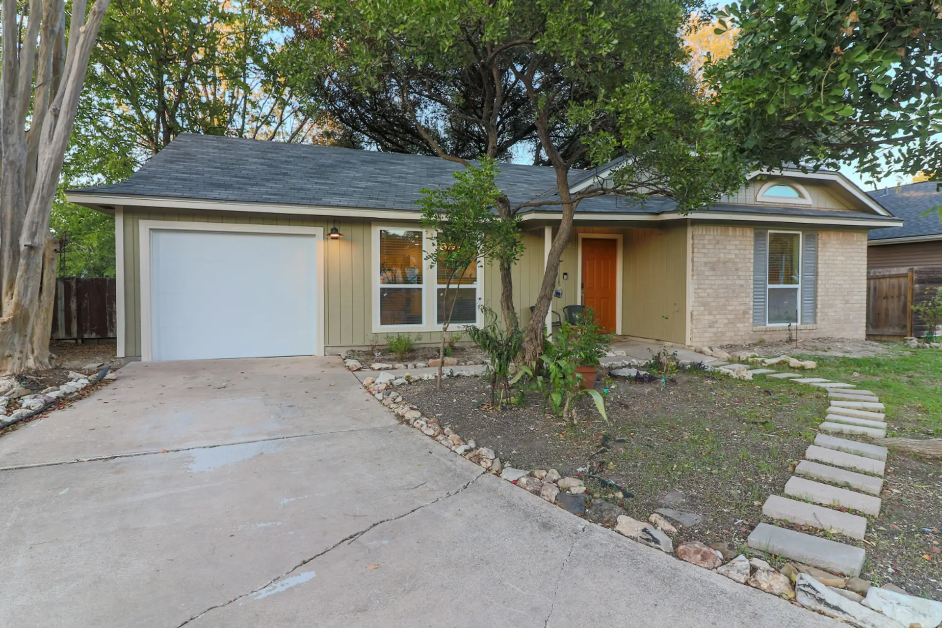 Relax in a freshly remodeled South Austin home with a front bistro set perfect for morning coffee in a lively, pet-friendly neighborhood.