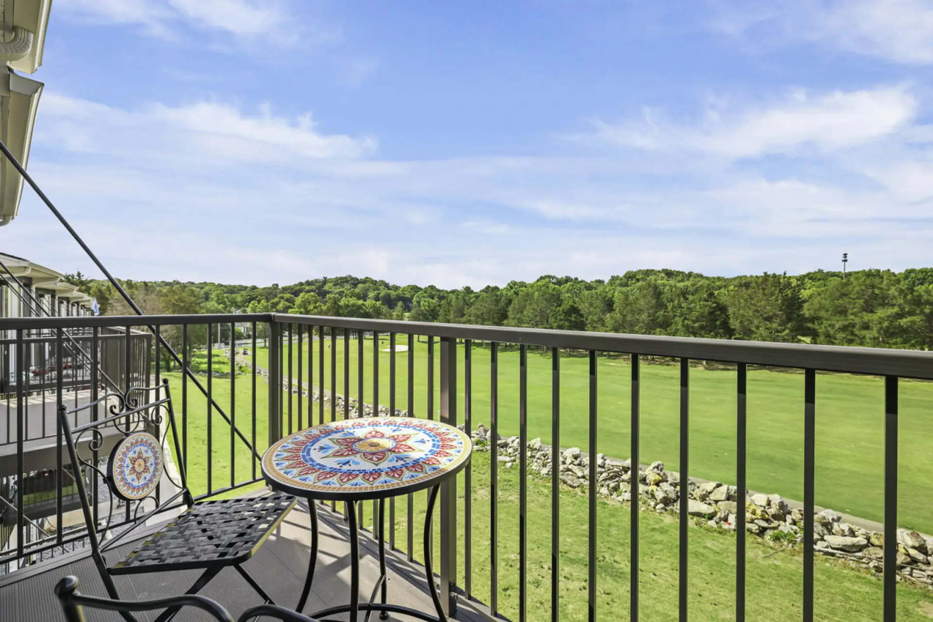 Balcony View – Enjoy your morning coffee with a stunning golf course view.