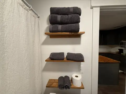 Towels provided