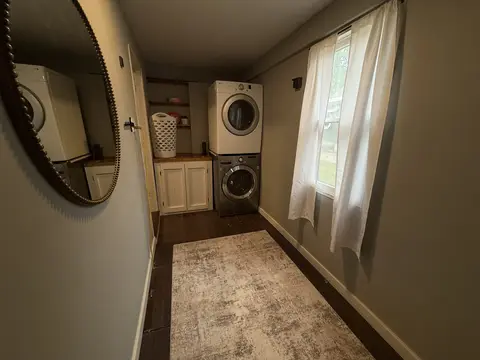 Entry hall to the laundry area