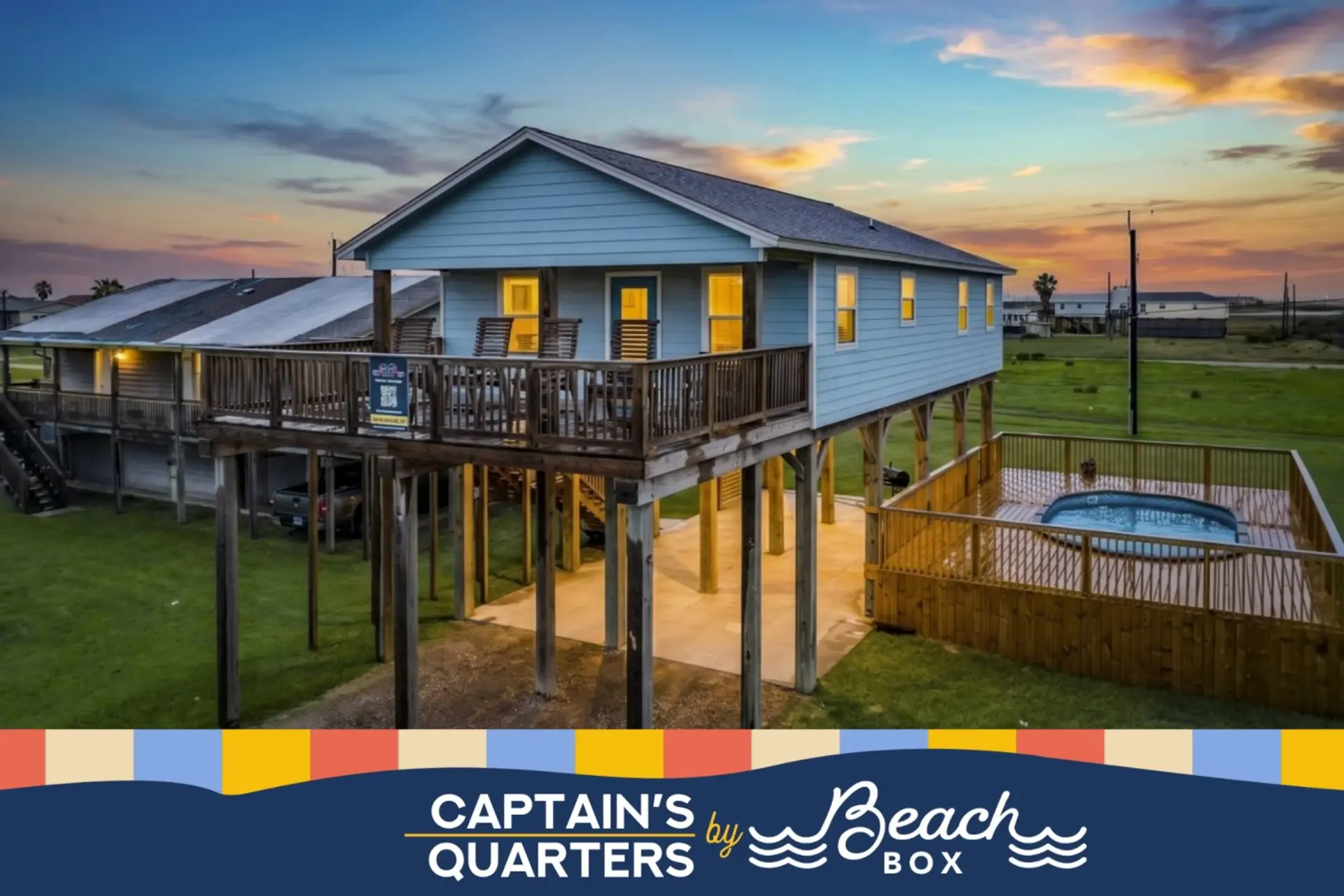 Welcome to Captain's Quarters by BeachBox