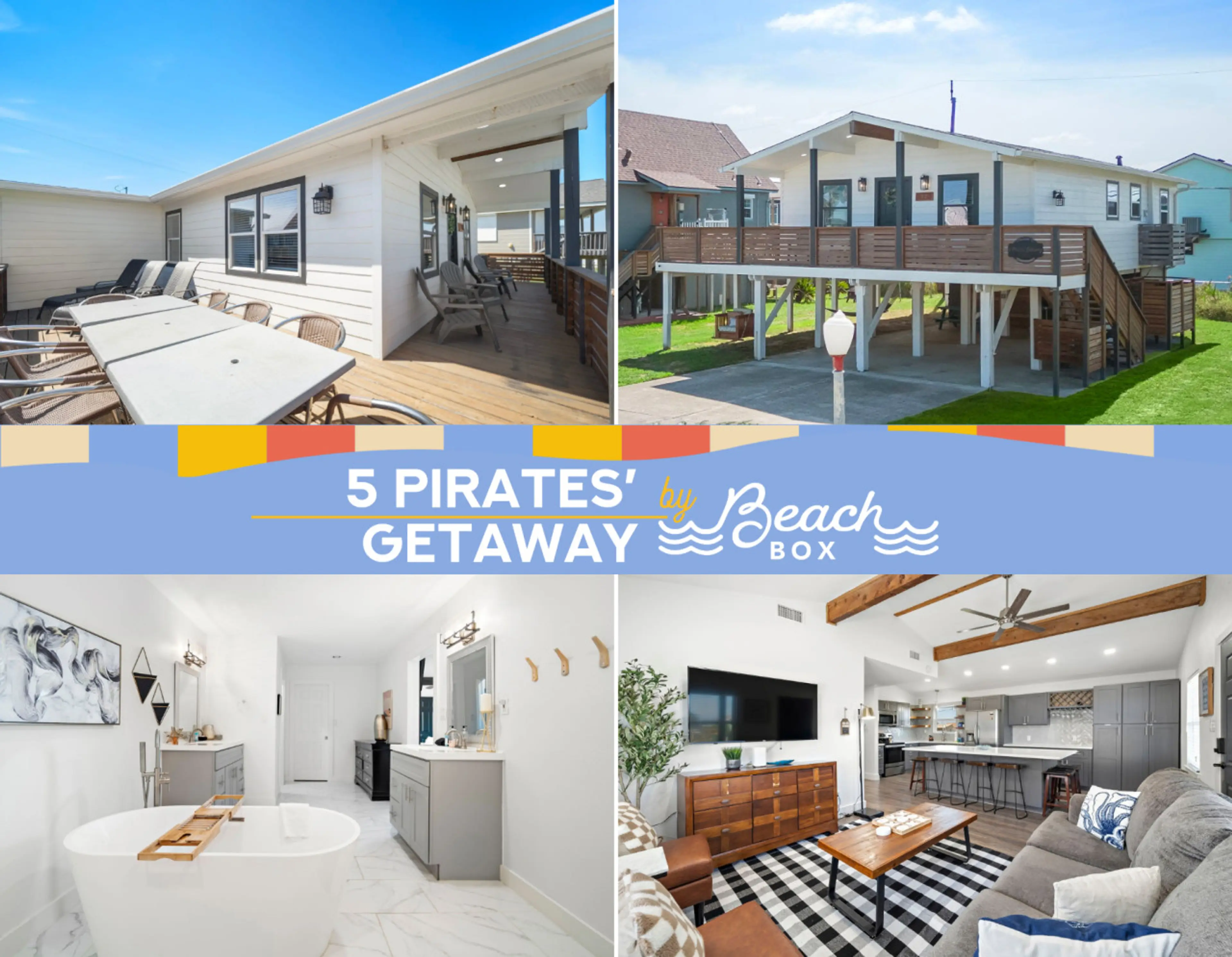 Welcome to 5 Pirates' Getaway by BeachBox