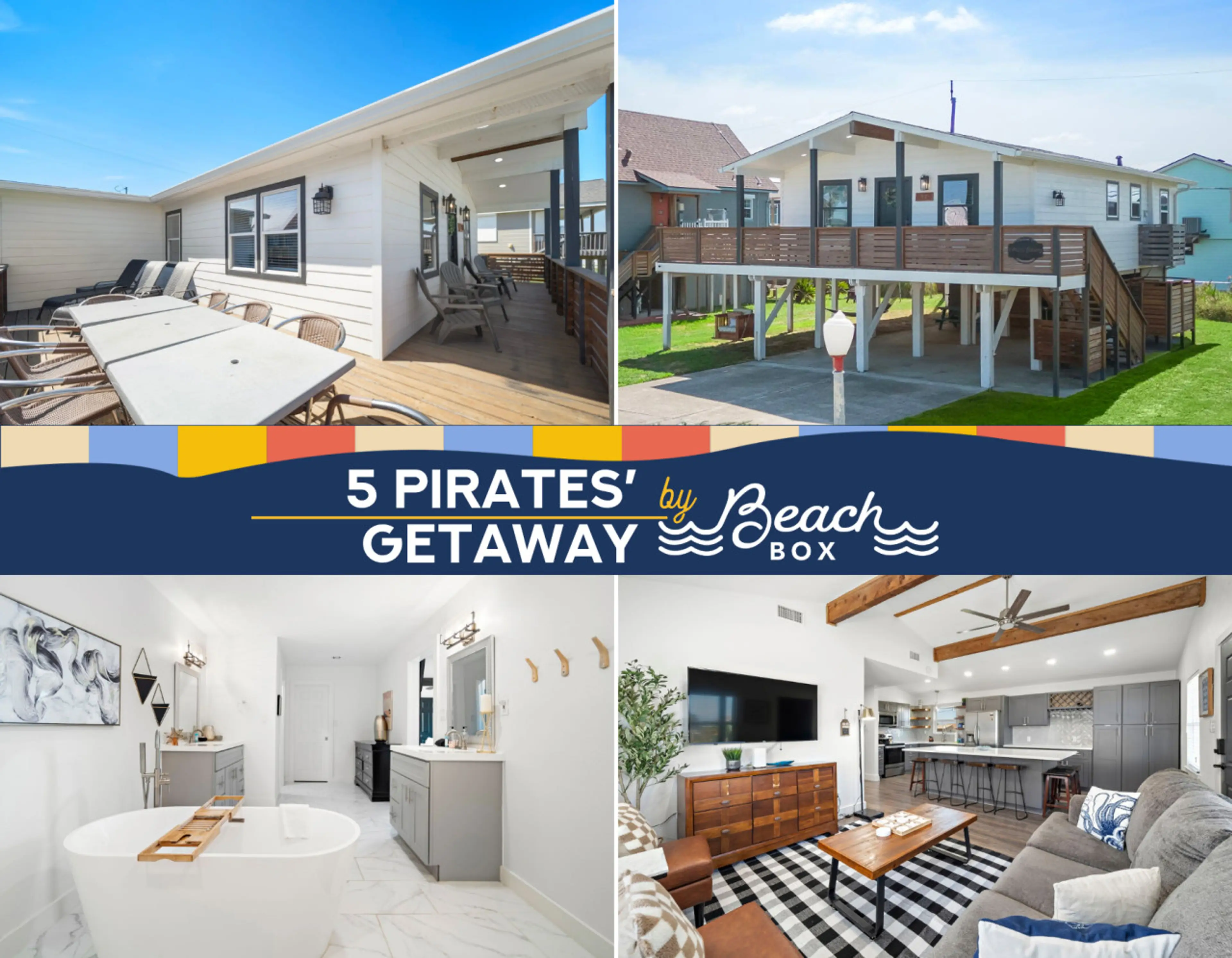 Welcome to 5 Pirates' Getaway by BeachBox