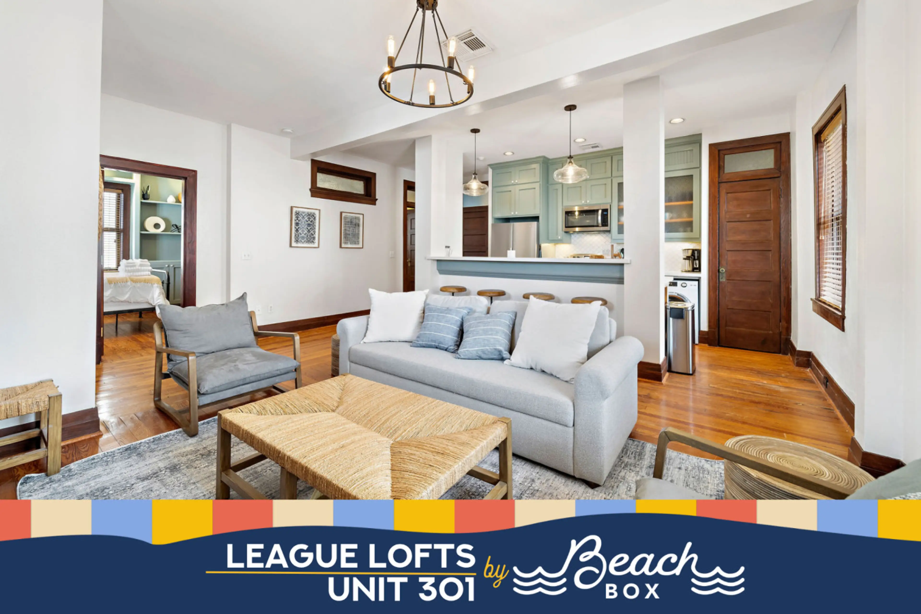 Welcome to League Lofts 301 by BeachBox