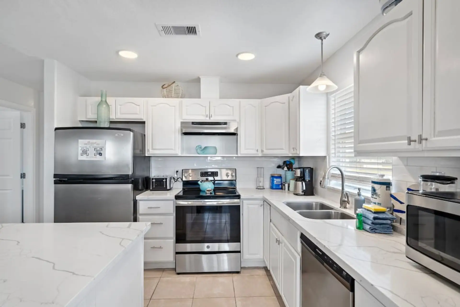 Whip up delicious meals in this charming kitchen