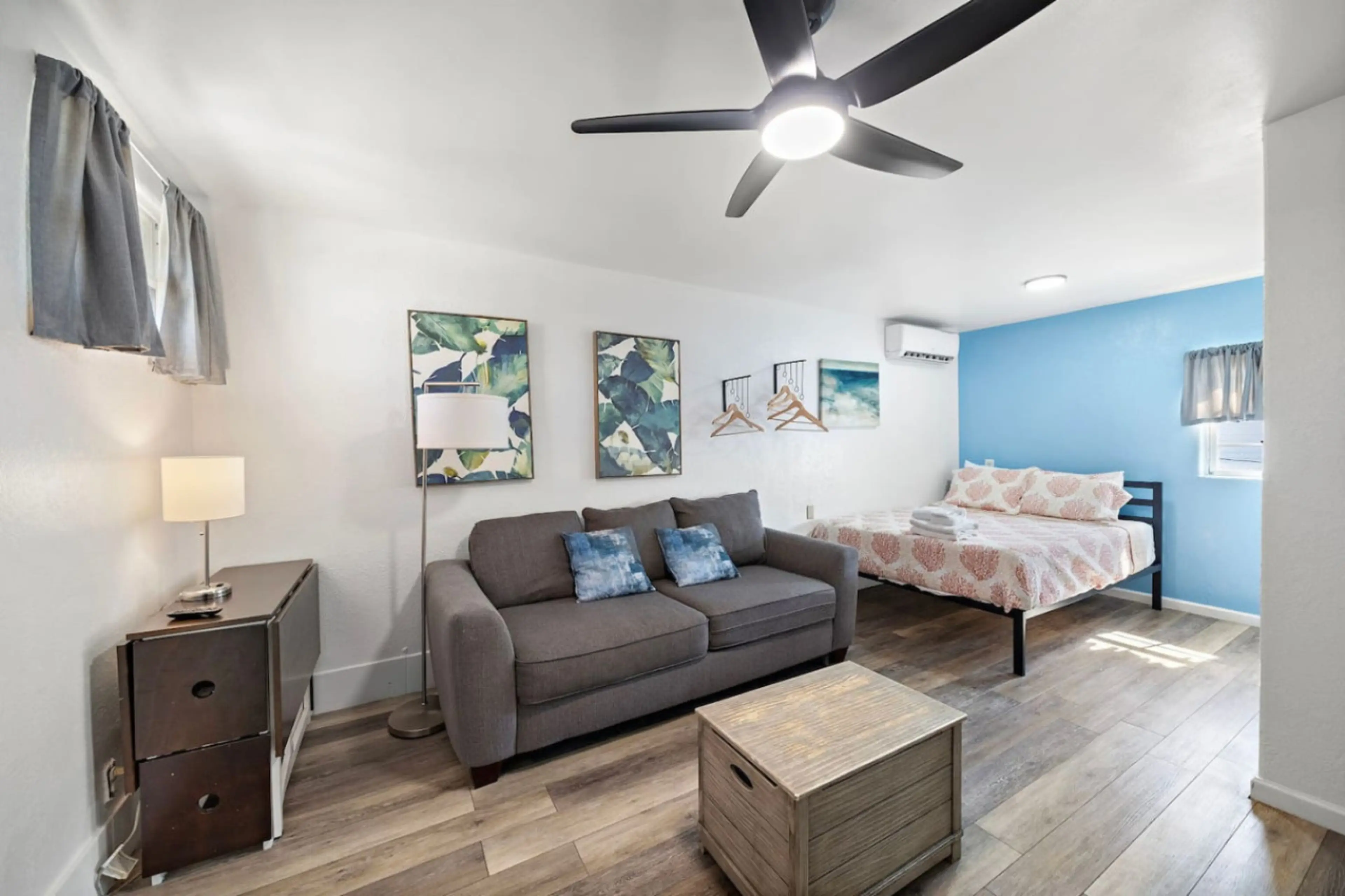This is the main living room area of the home