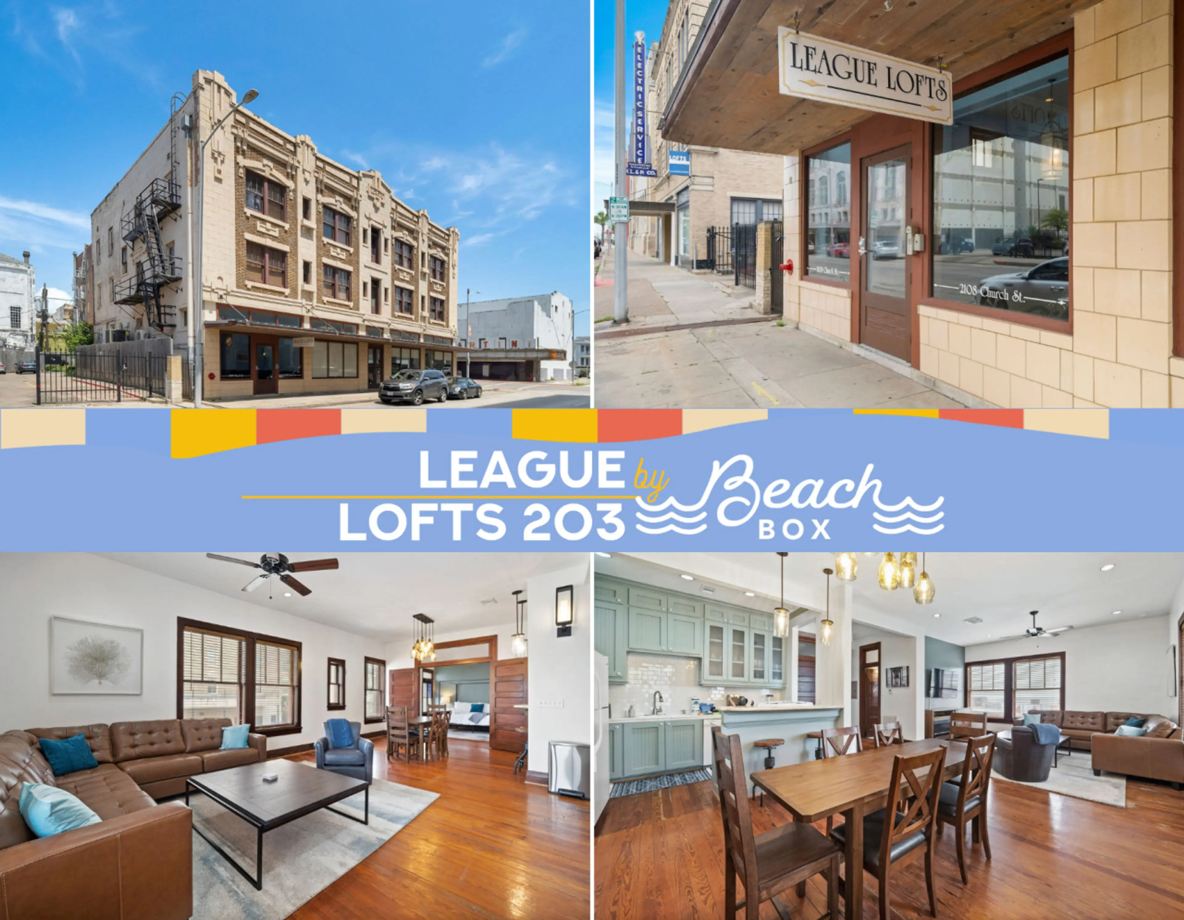 Welcome to League Lofts 203 by BeachBox