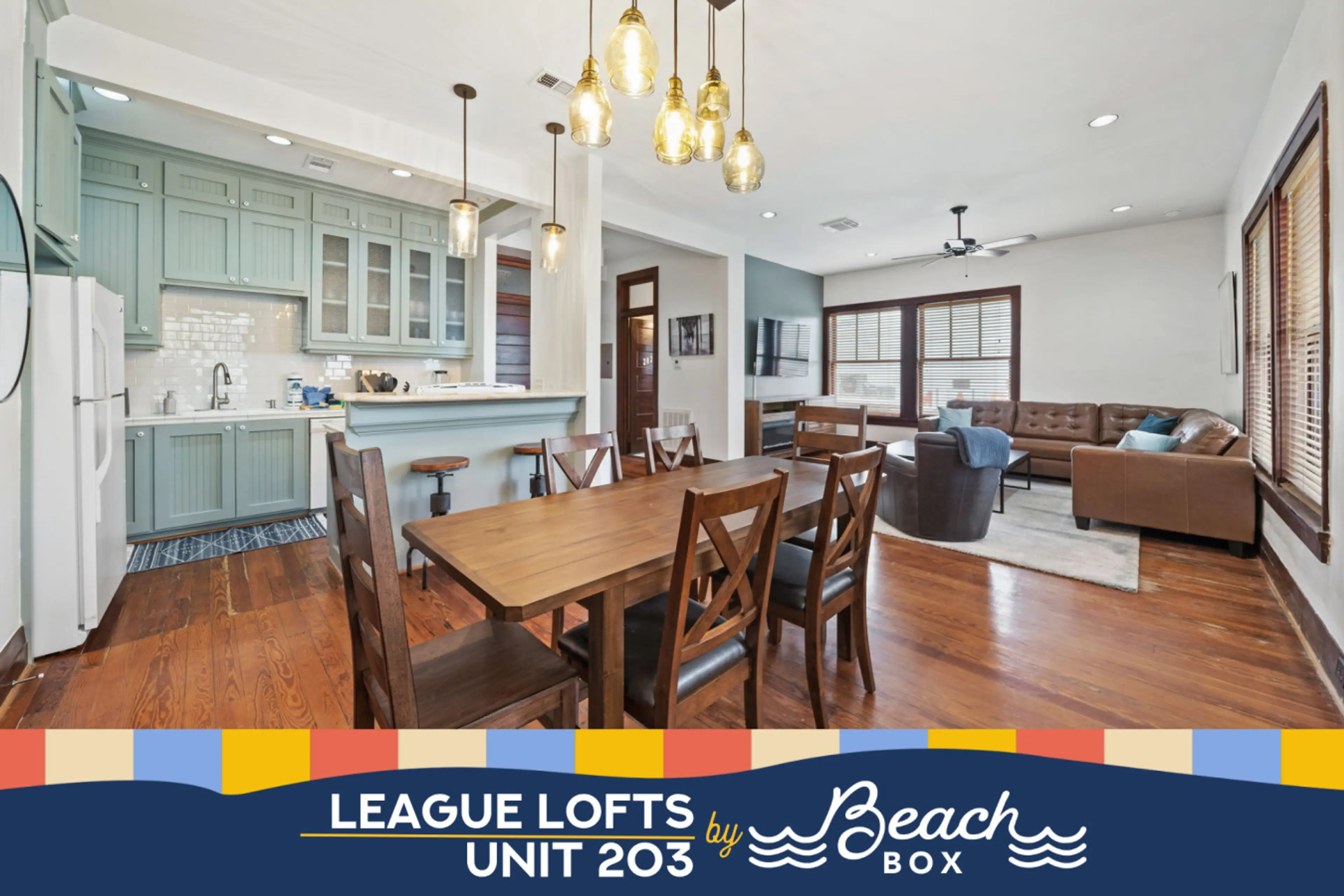 Welcome to League Lofts 203 by BeachBox