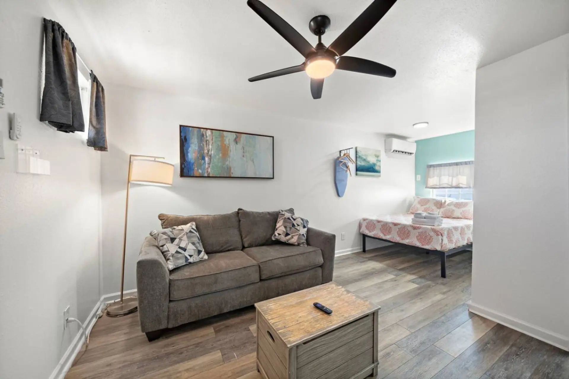 This is the main living room area of the home