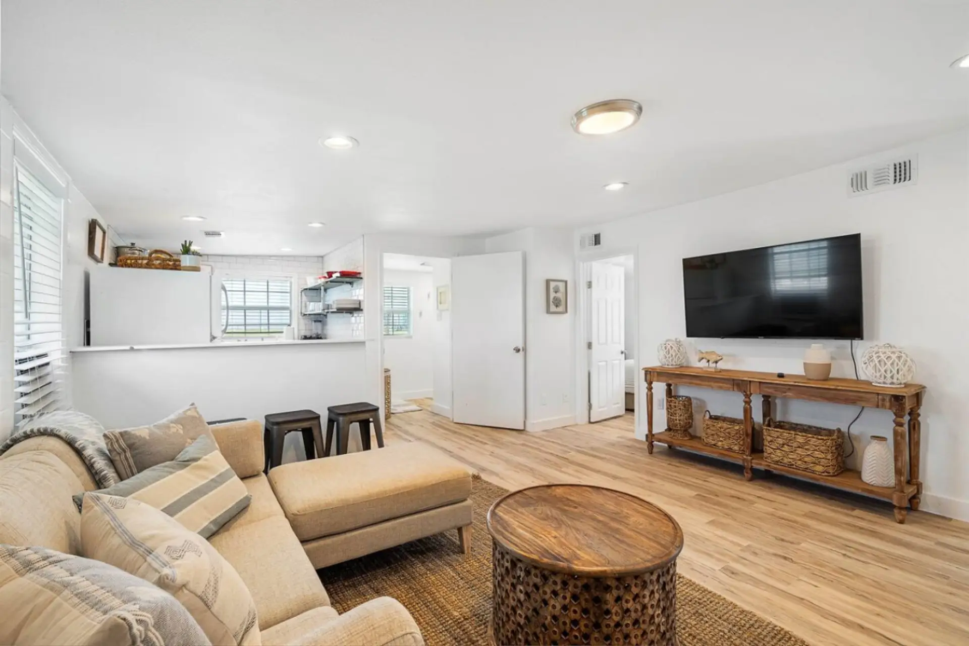 This is the main living room area of the home