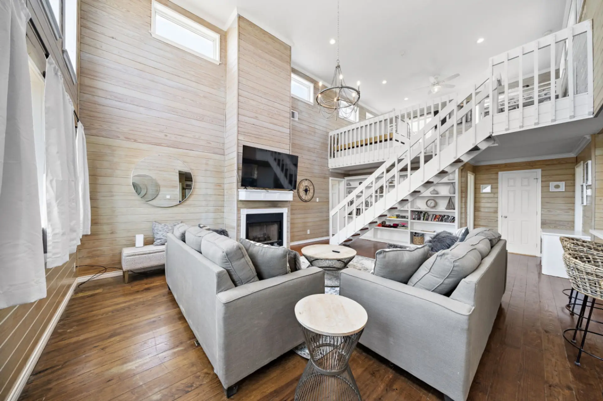 This is the main living room area of the home