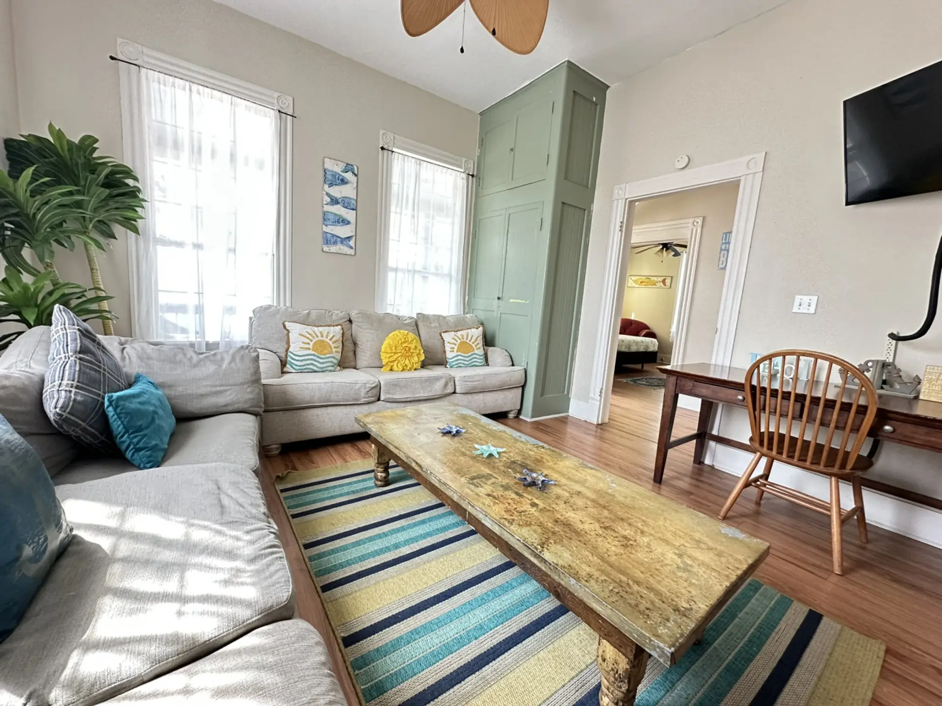 This is the main living room area of the home