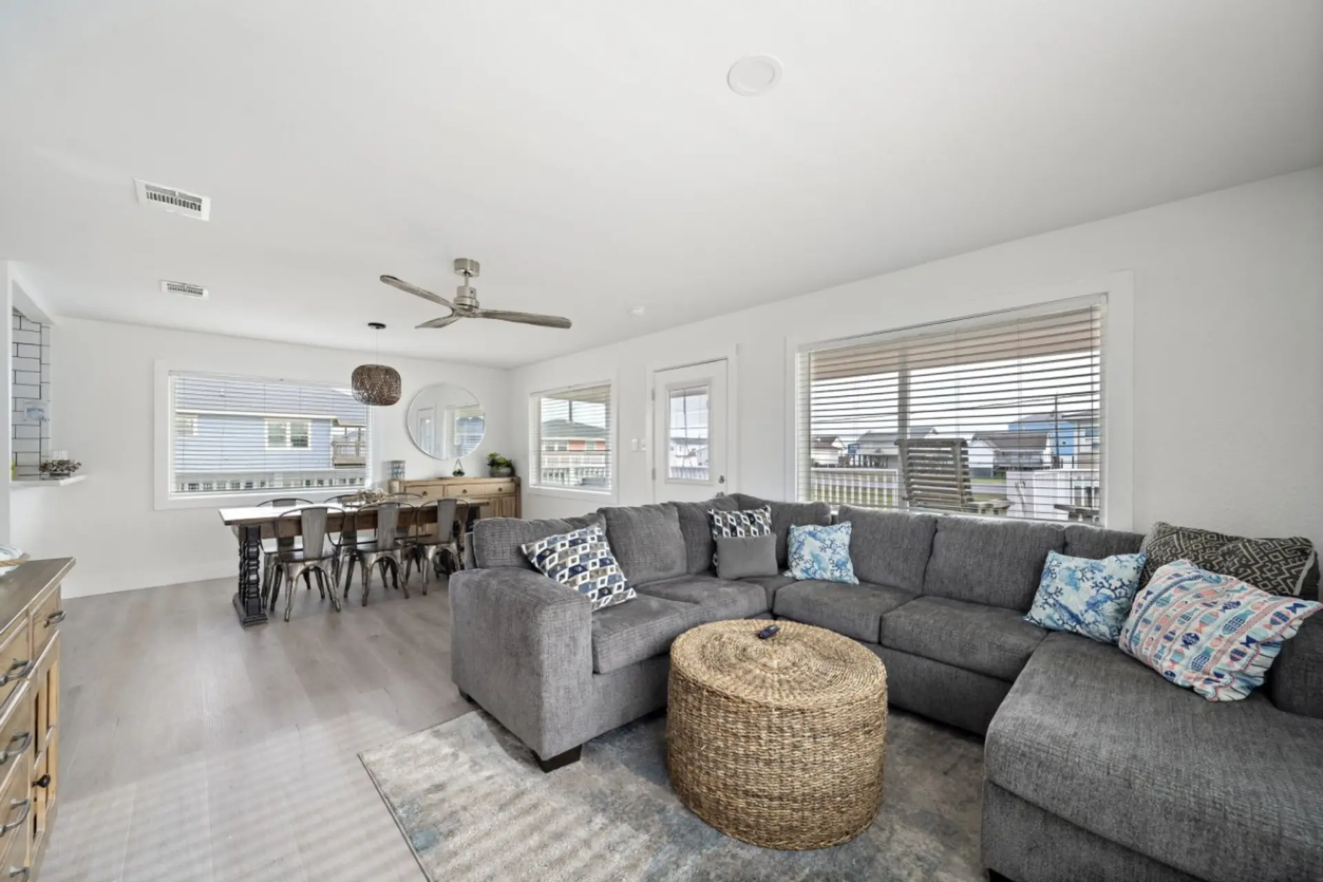 This is the main living room area of the home