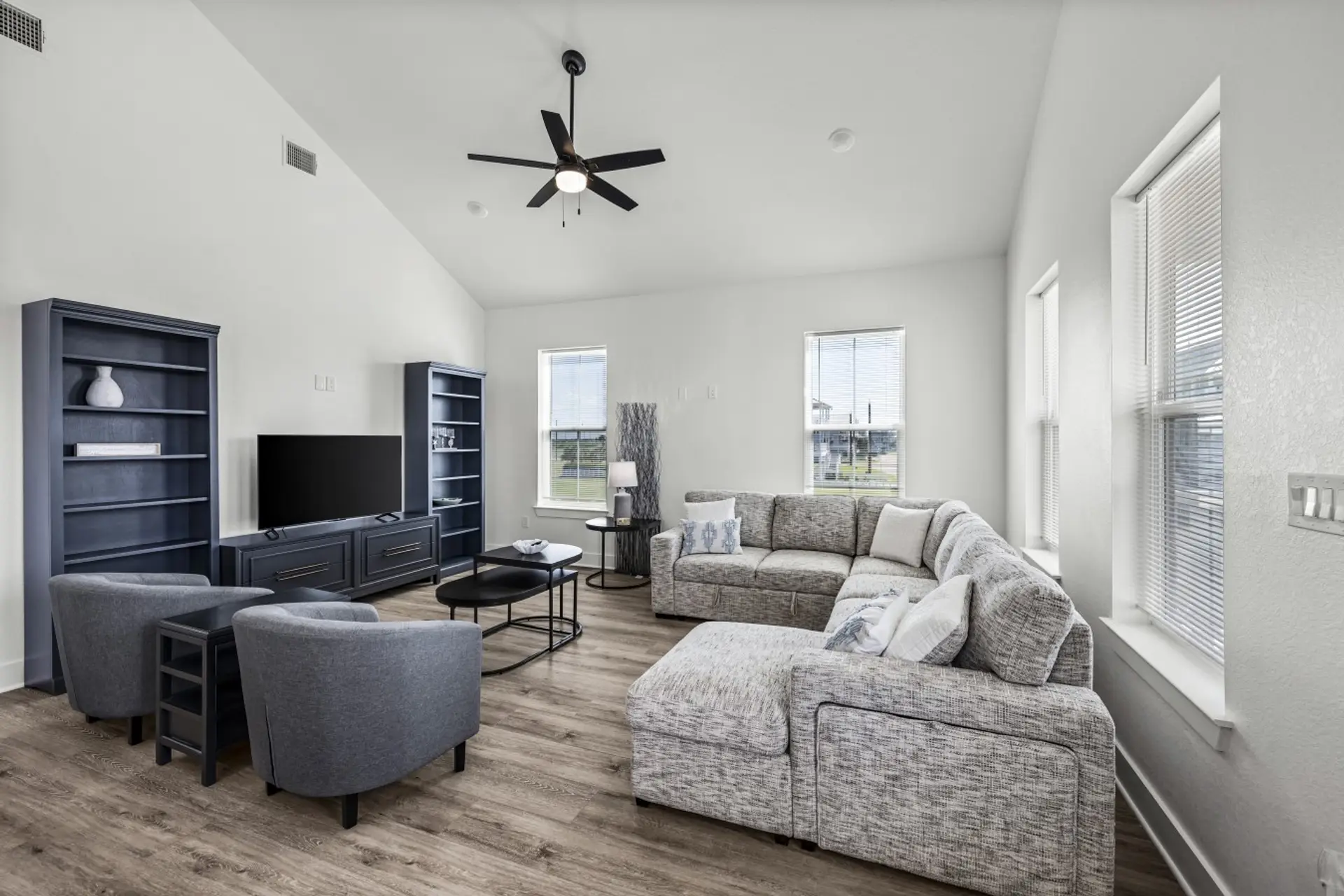 This is the main living room area of the home