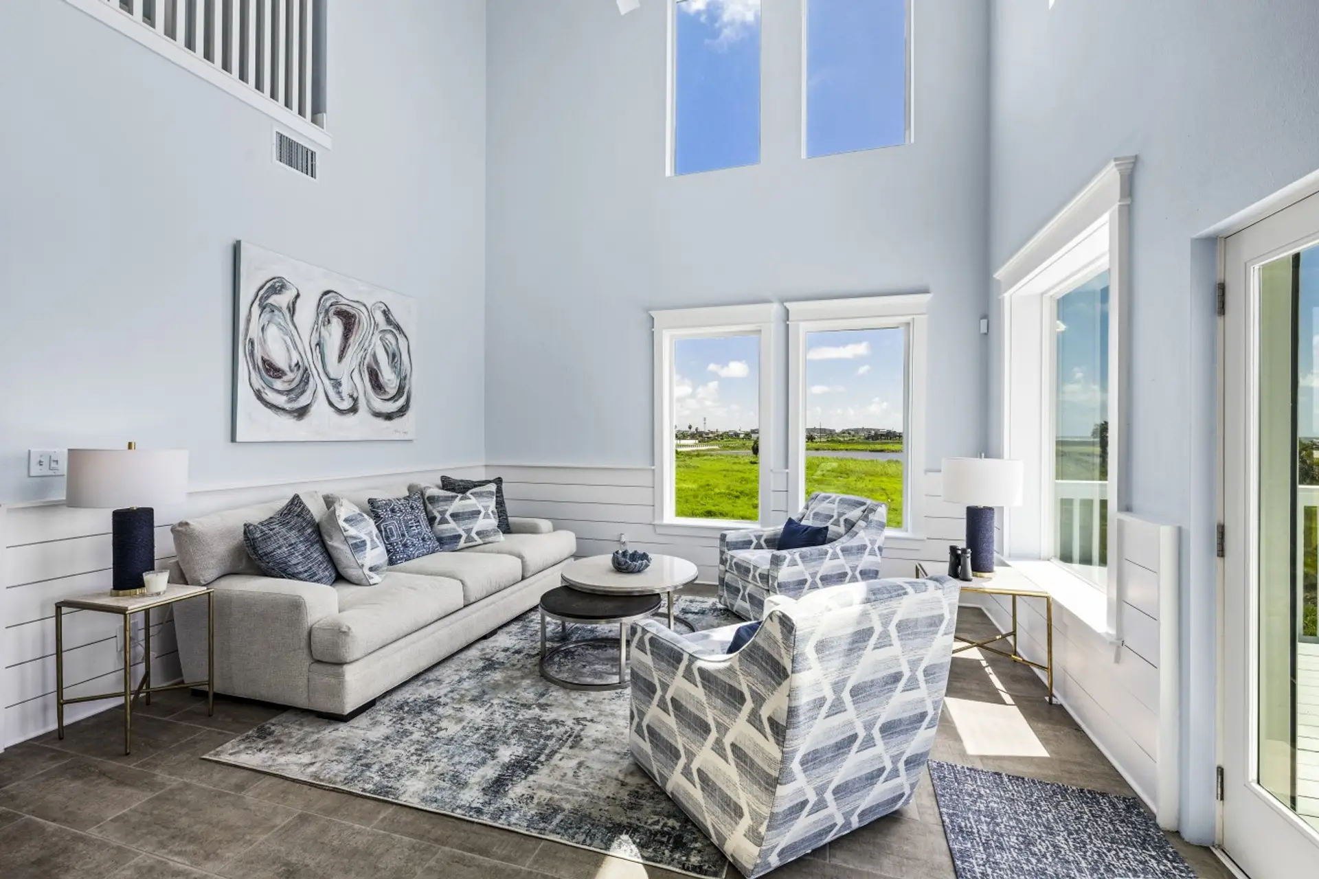 This is the main living room area of the home