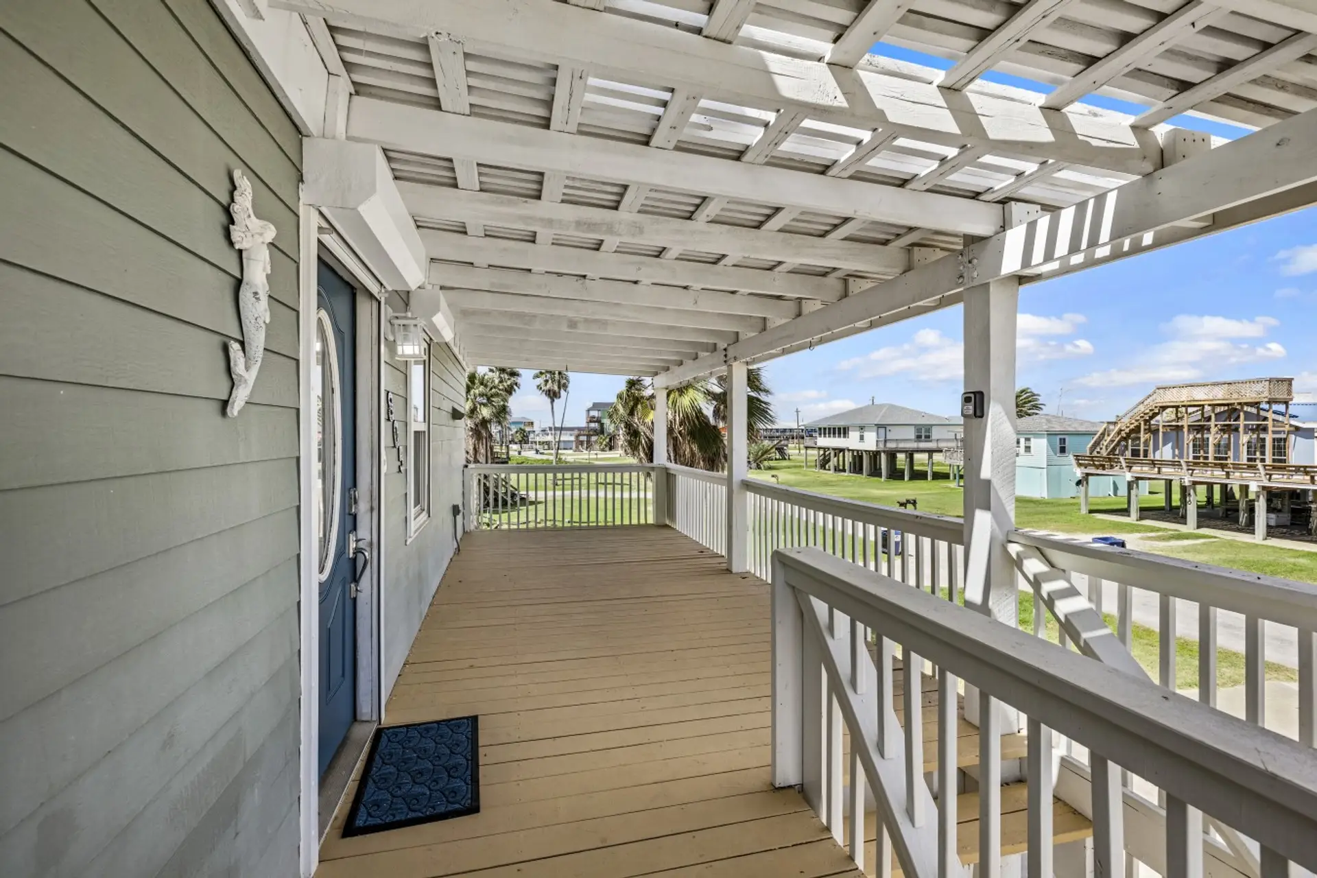 Step out onto your own private porch