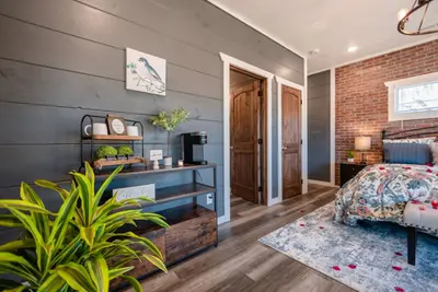 Bedroom of the cabin.