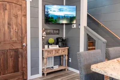 HDTV in the kitchen.