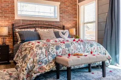 Bedroom of the cabin.