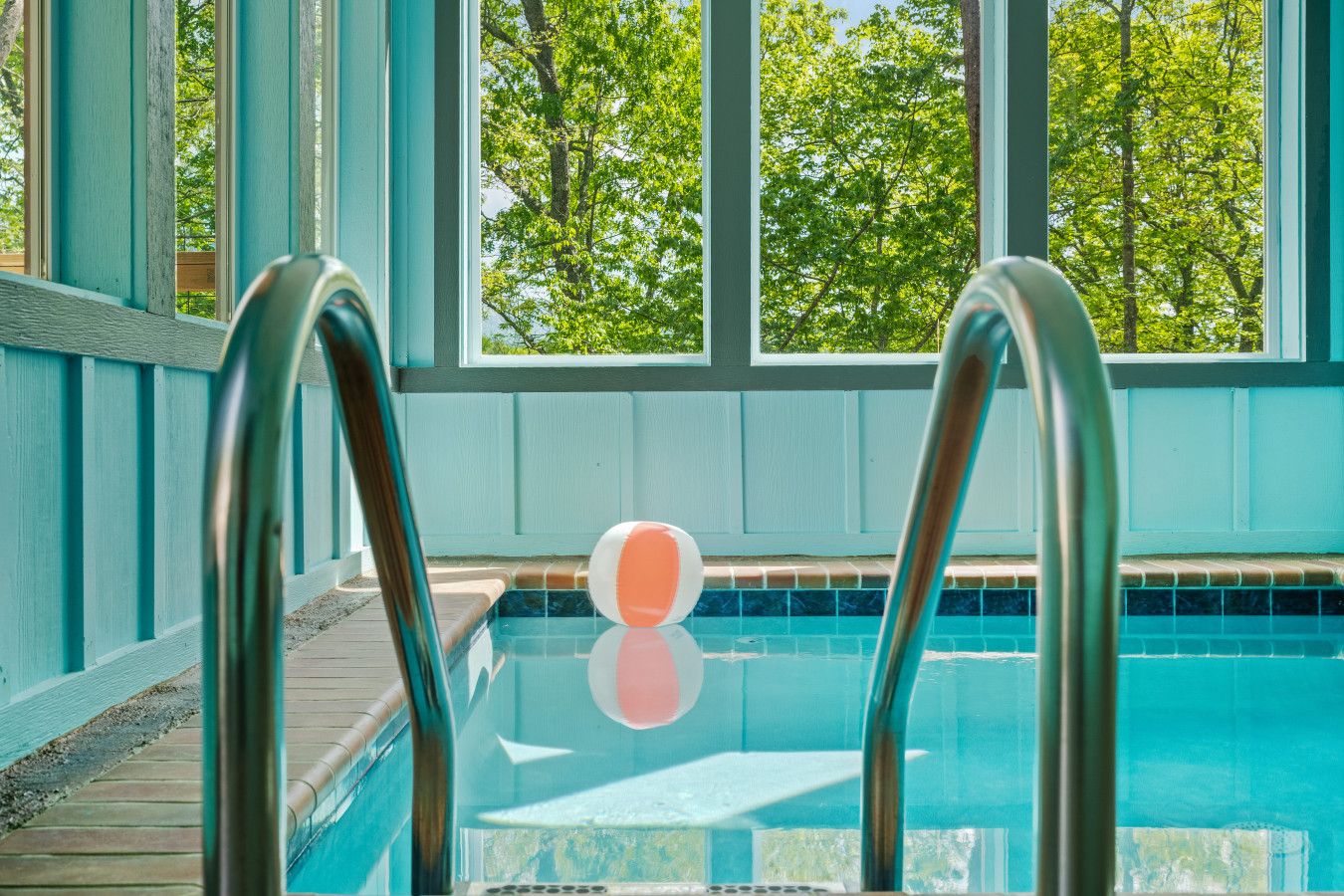 Take a dip and unwind in your own private pool.